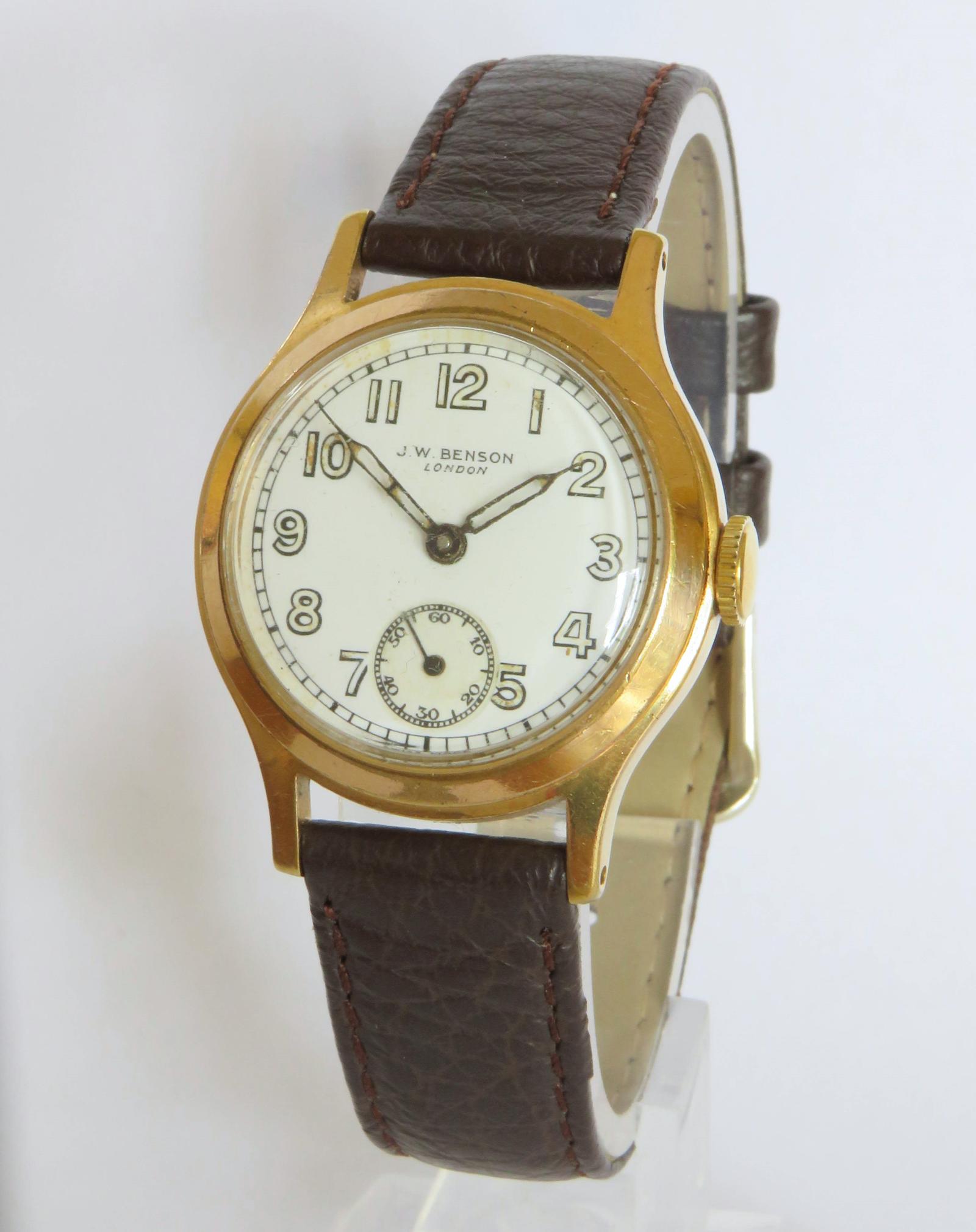 Watch : Mid-size J W Benson Wrist Watch (1 of 5)