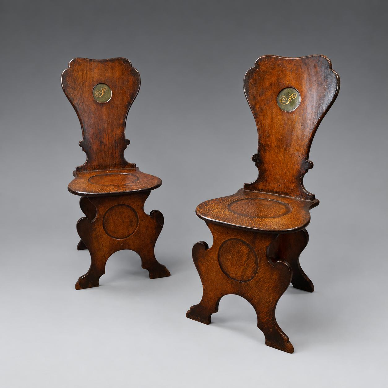 Pair of Sgabello Hall Chairs (1 of 6) Pair of Sgabello Hall Chairs (1 of 6)