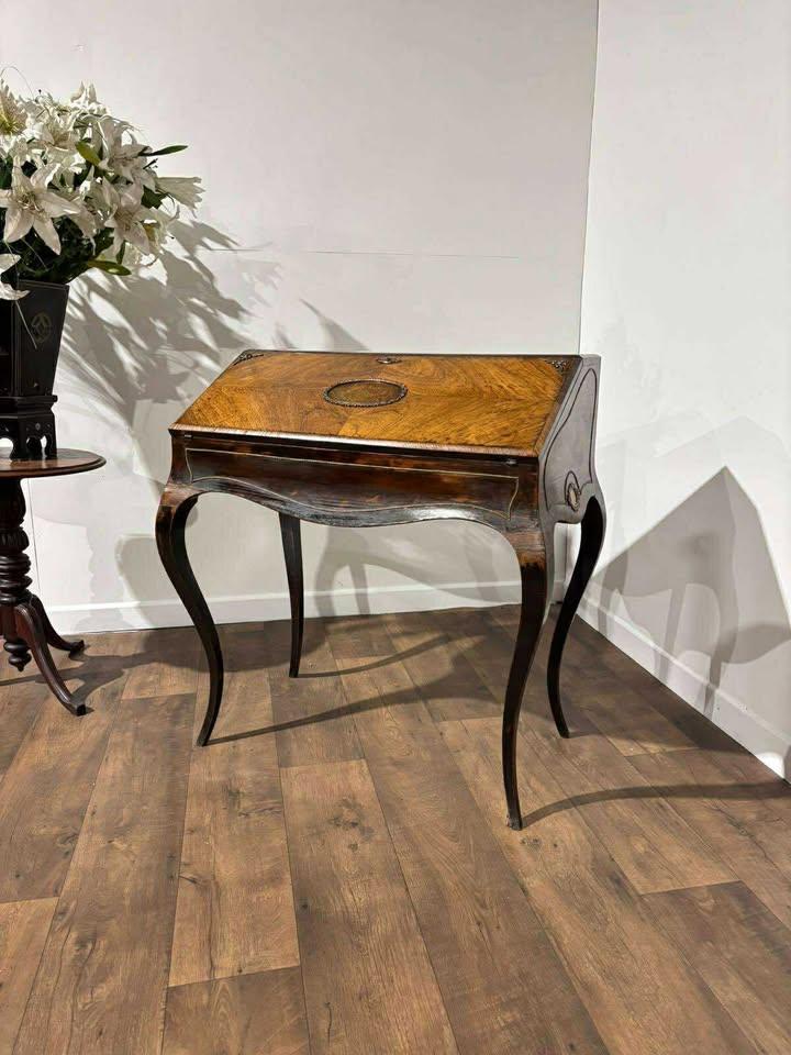 19th Century French Rosewood Writing Desk (1 of 16)