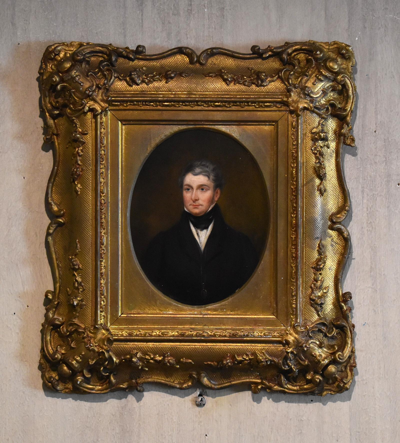 Small Early Victorian Portrait of a Gentleman (1 of 5) Small Early Victorian Portrait of a Gentleman (1 of 5)