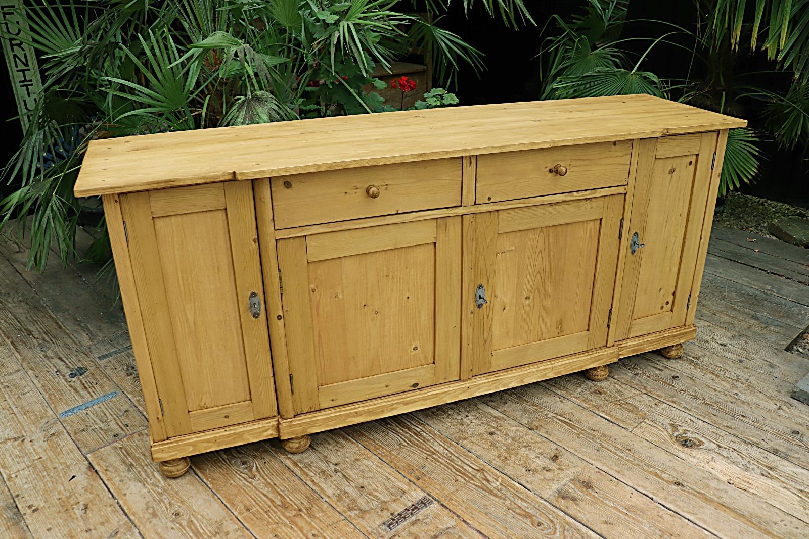Big! Old 2m Pine Dresser Base/ Sideboard (1 of 14)