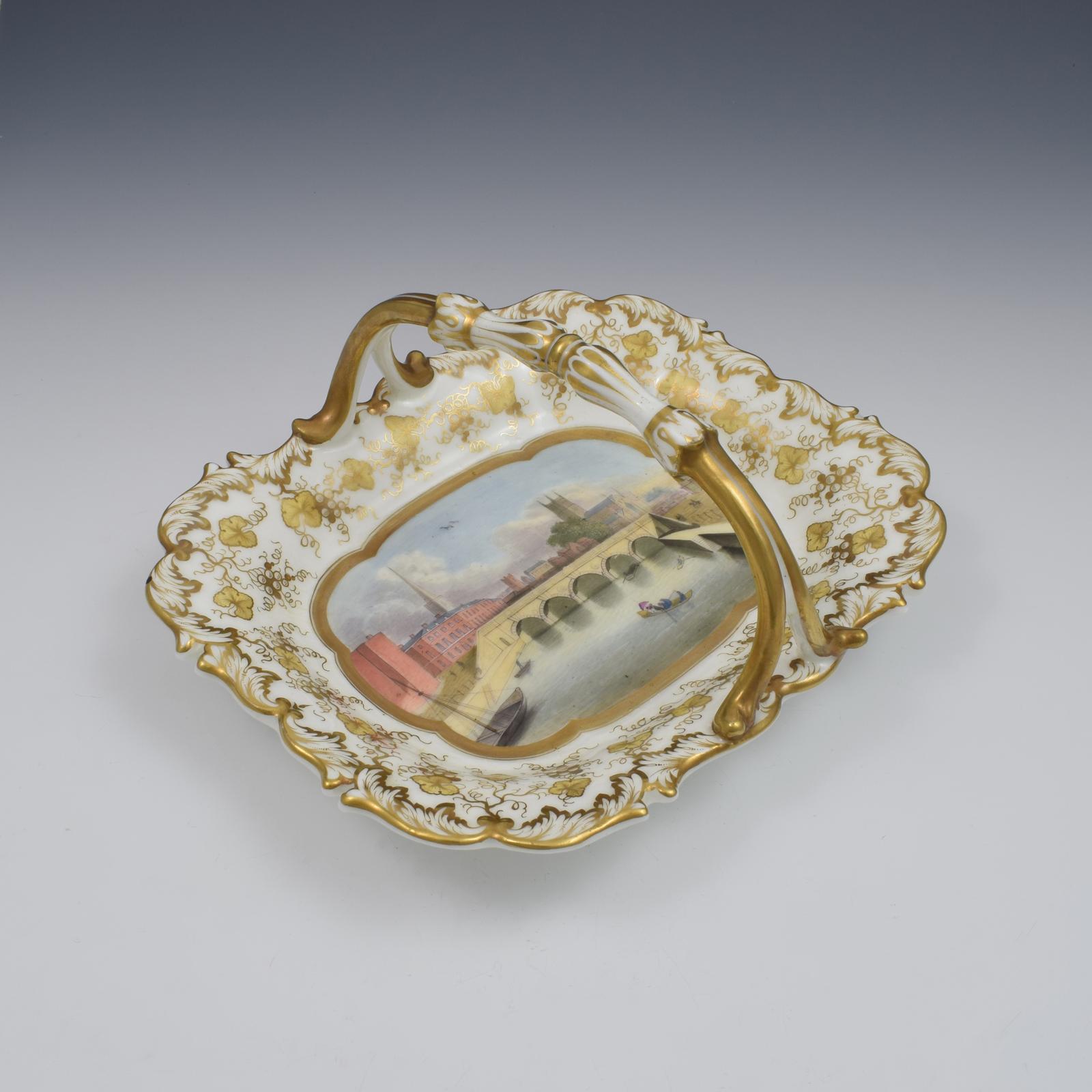 Grainger Lee & Co Porcelain Basket View of Worcester c.1835 (1 of 15) Grainger Lee & Co Porcelain Basket View of Worcester c.1835 (1 of 15)