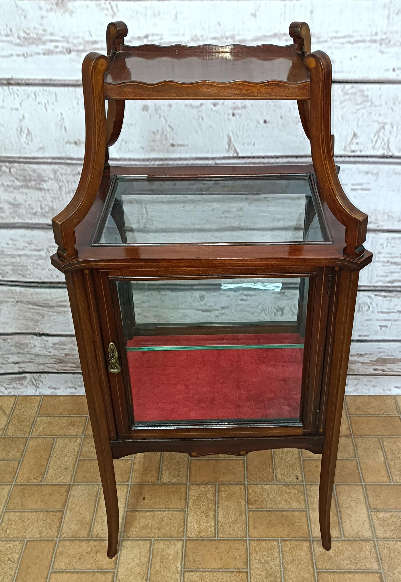 Edwardian Mahogany Bijouterie with Boxwood Strings (1 of 6)