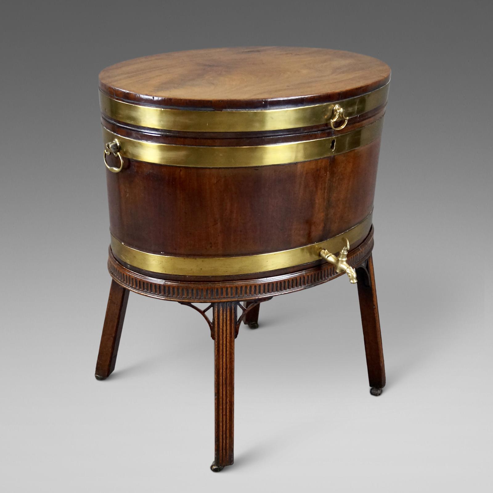 Fine George III Mahogany Wine Cooler (1 of 5) Fine George III Mahogany Wine Cooler (1 of 5)