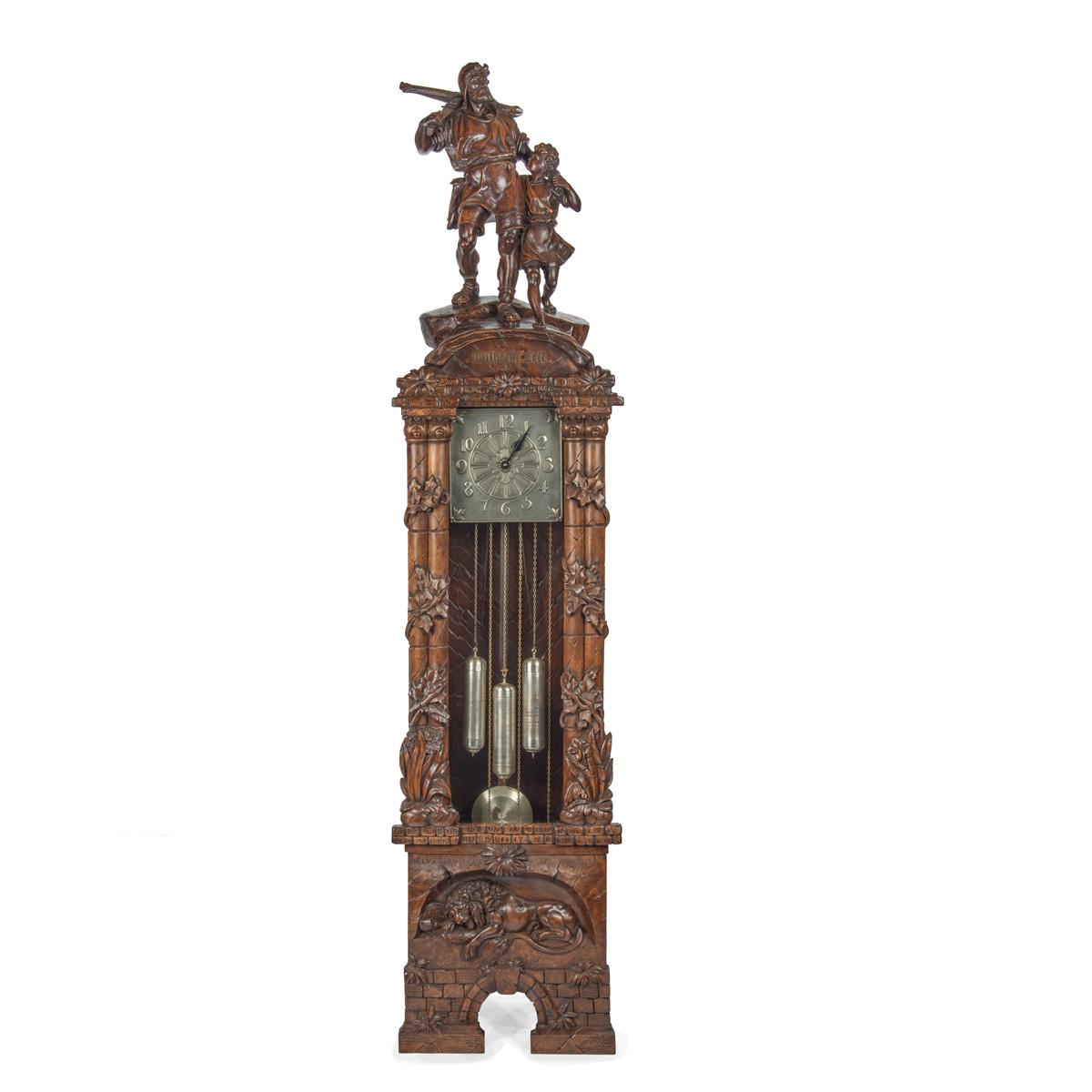 Black Forest Linden Wood Longcase Clock by Spring of Interlaken (1 of 17)