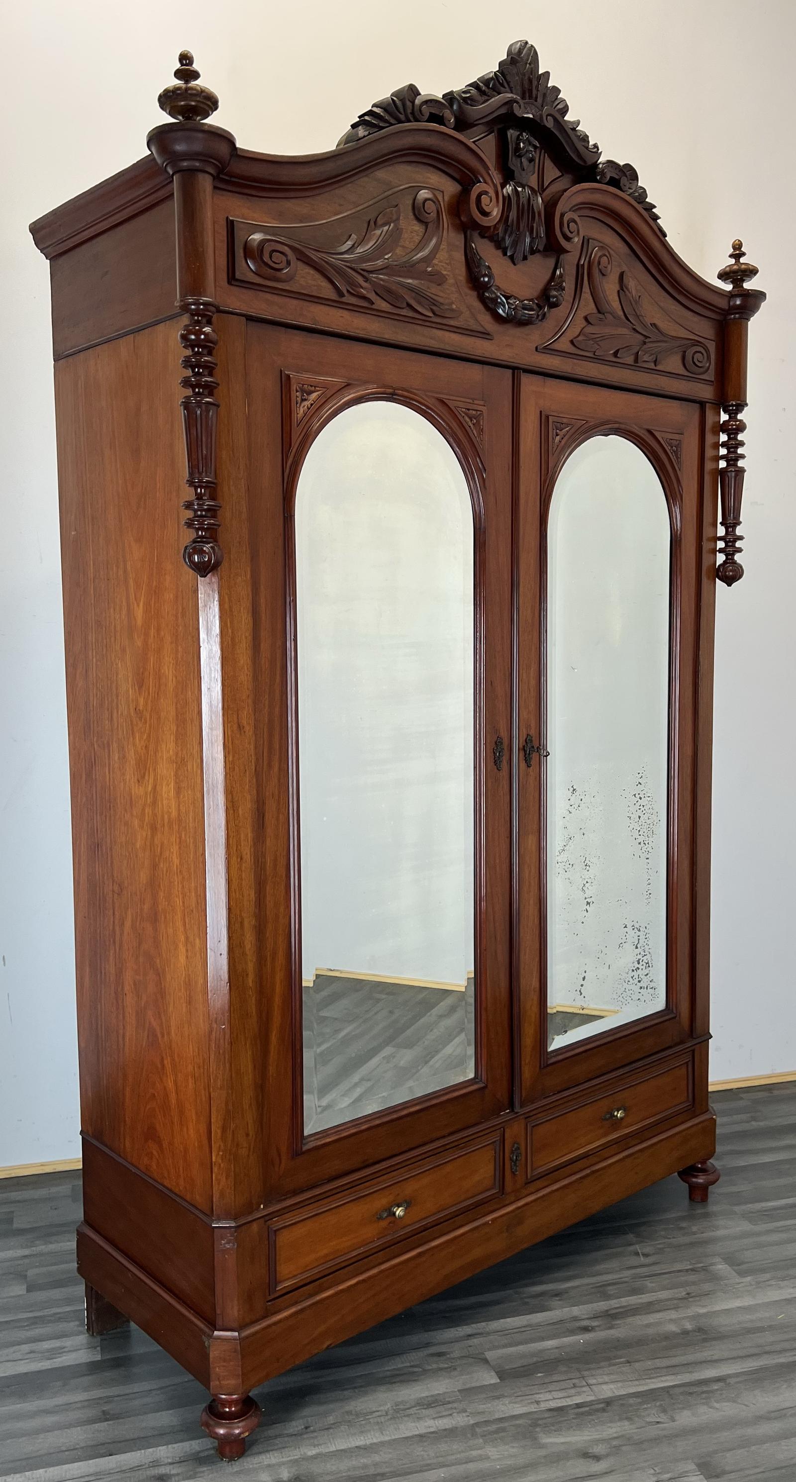 Impressive Antique French Armoire Wardrobe with Mirrors (1 of 18) Impressive Antique French Armoire Wardrobe with Mirrors (1 of 18)