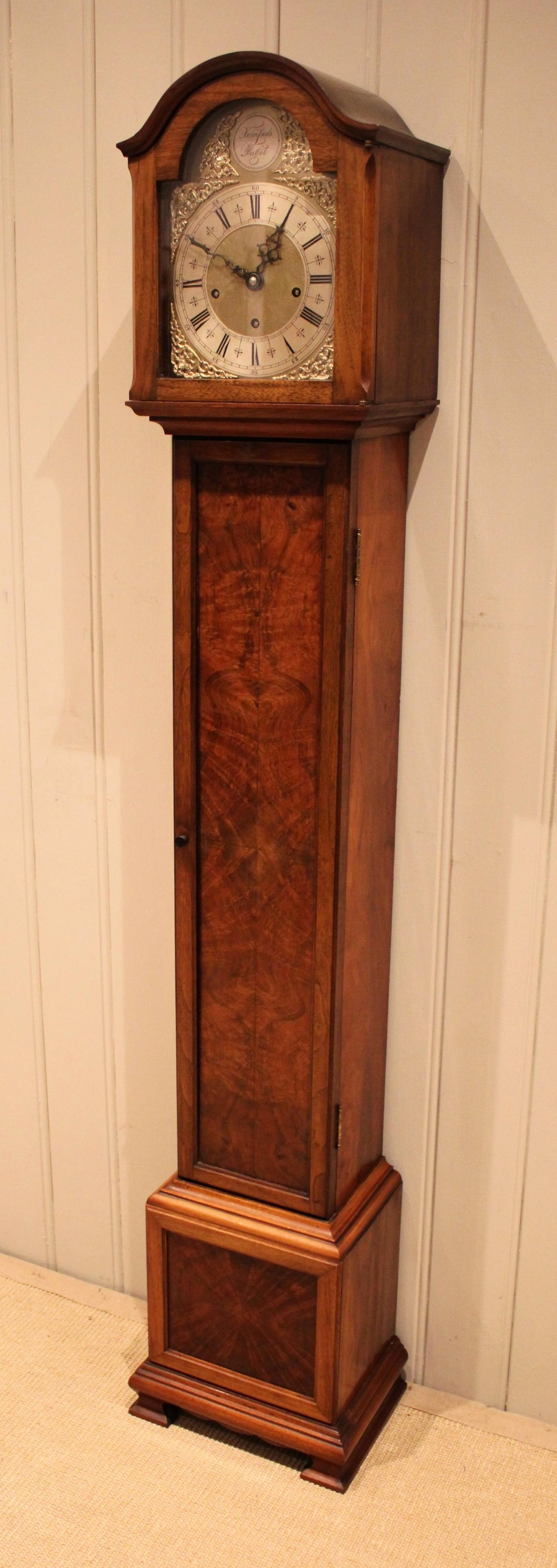 Figure Walnut Grandmother Clock (1 of 11) Figure Walnut Grandmother Clock (1 of 11)