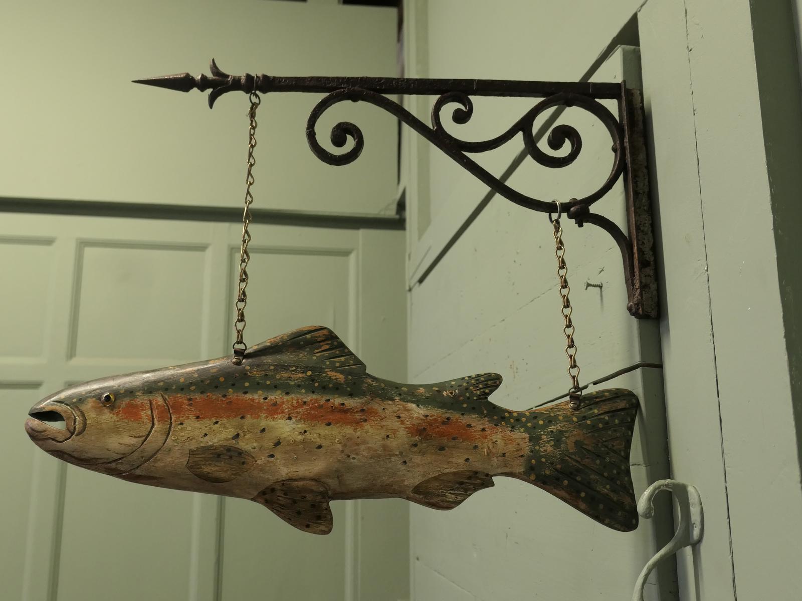 Fish Trade Sign, Rainbow Trout, Fishing Bait & Equipment (1 of 6) Fish Trade Sign, Rainbow Trout, Fishing Bait & Equipment (1 of 6)