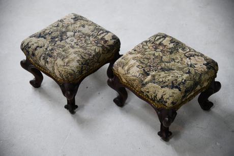 Pair of Antique Victorian Footstools (1 of 11) Pair of Antique Victorian Footstools (1 of 11)