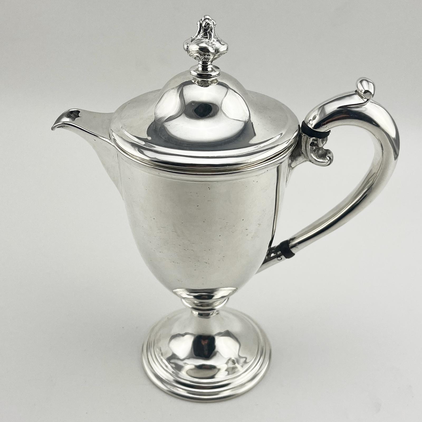 Victorian Silver Plated Argyle with Crested Plain Urn Shaped Body (1 of 7)