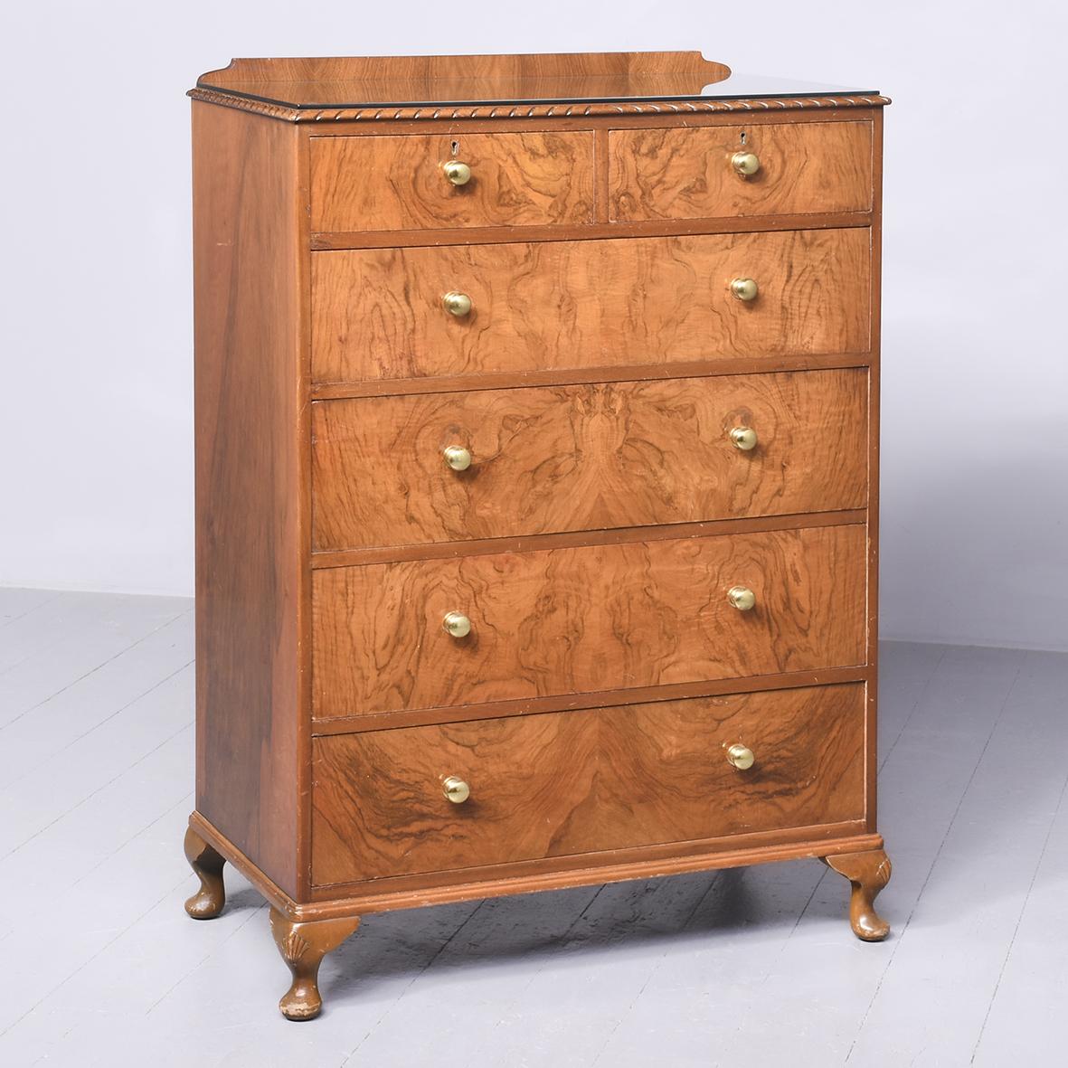 Scottish Burr Walnut Chest of Drawers (1 of 11)