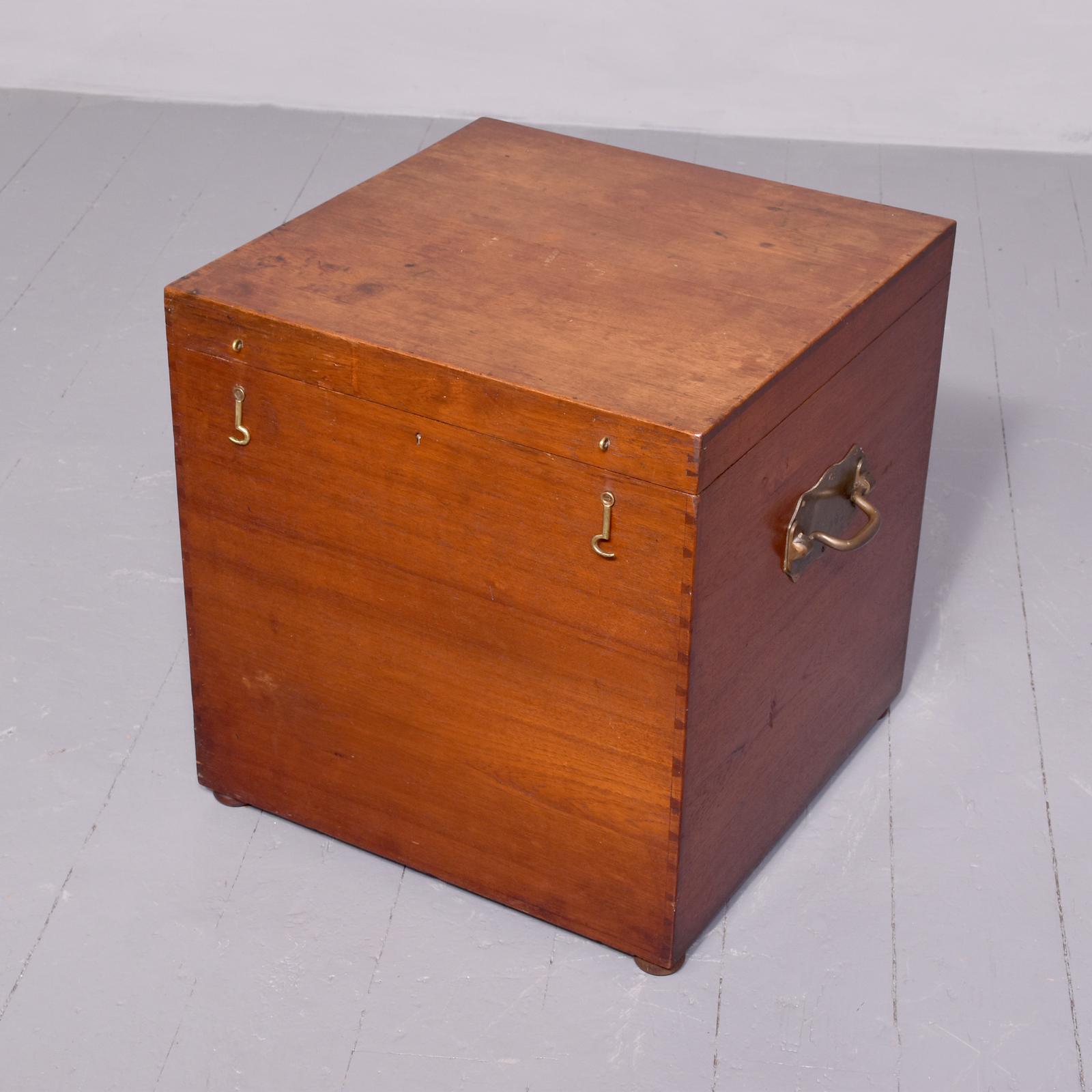 Late Victorian Tall Teak Trunk (1 of 5) Late Victorian Tall Teak Trunk (1 of 5)