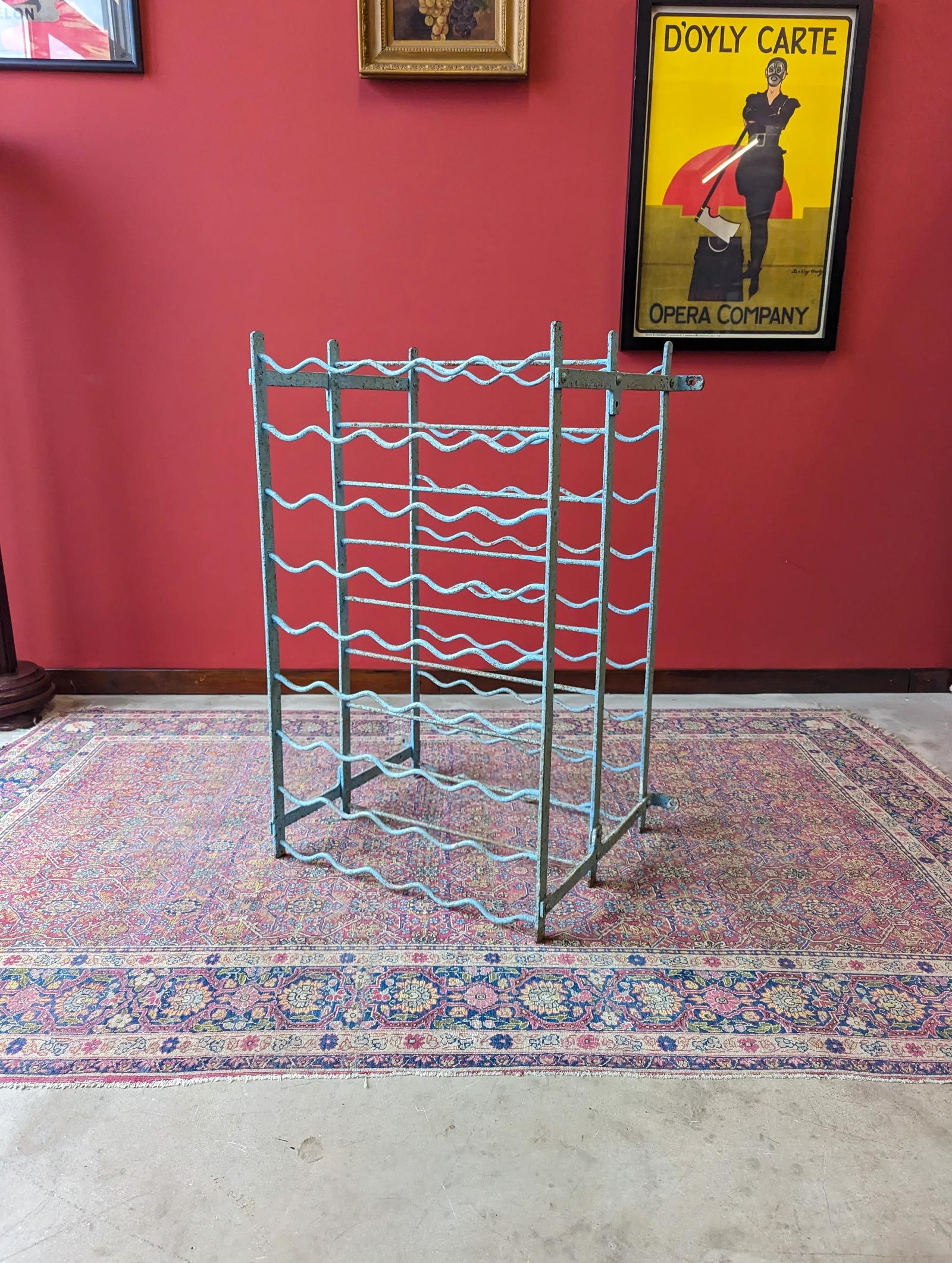 Antique Victorian Country House Cast Iron Double Wine Rack (1 of 10) Antique Victorian Country House Cast Iron Double Wine Rack (1 of 10)