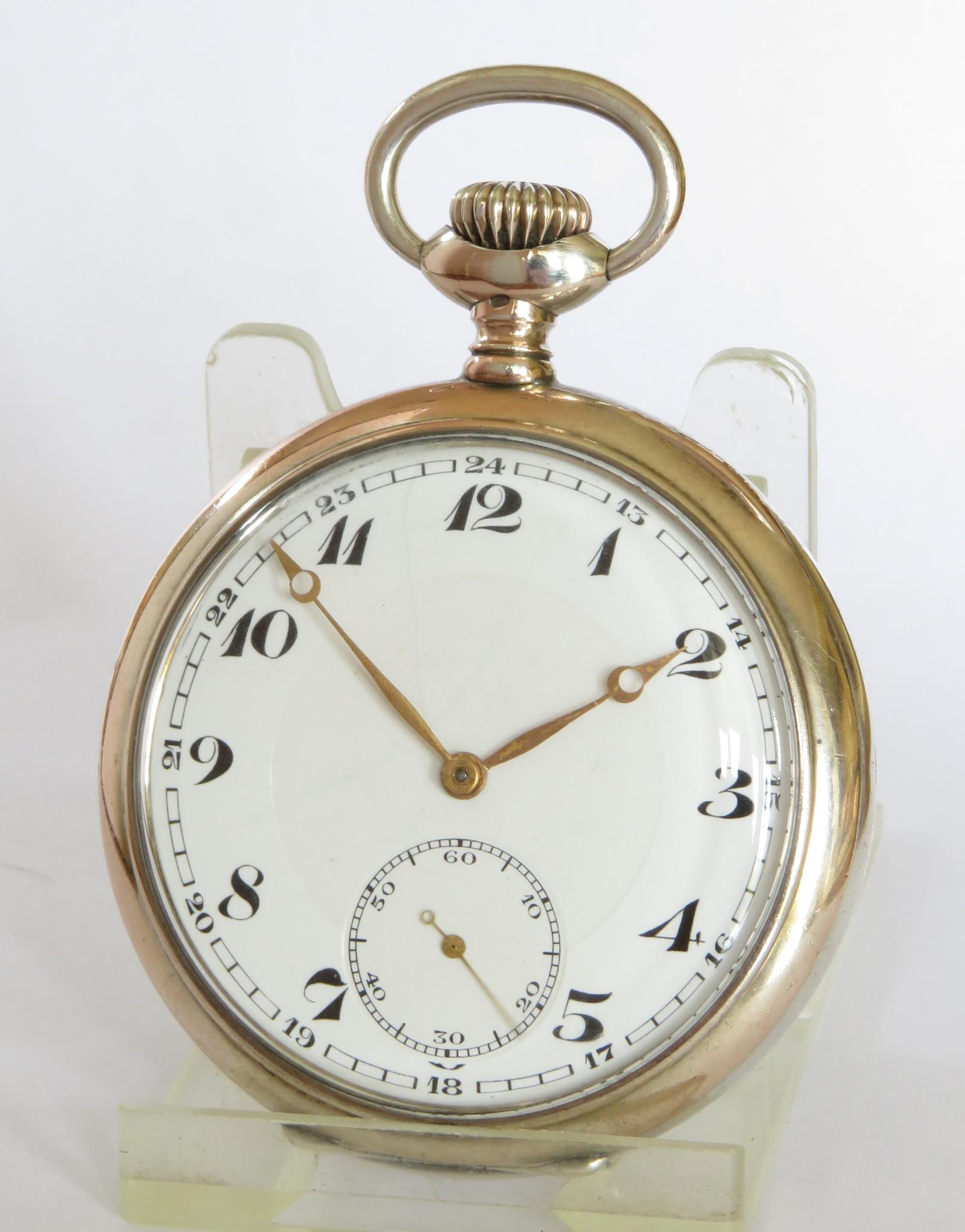 Pocket Watch : Antique Silver Zenith Pocket Watch, 1913 (1 of 6)