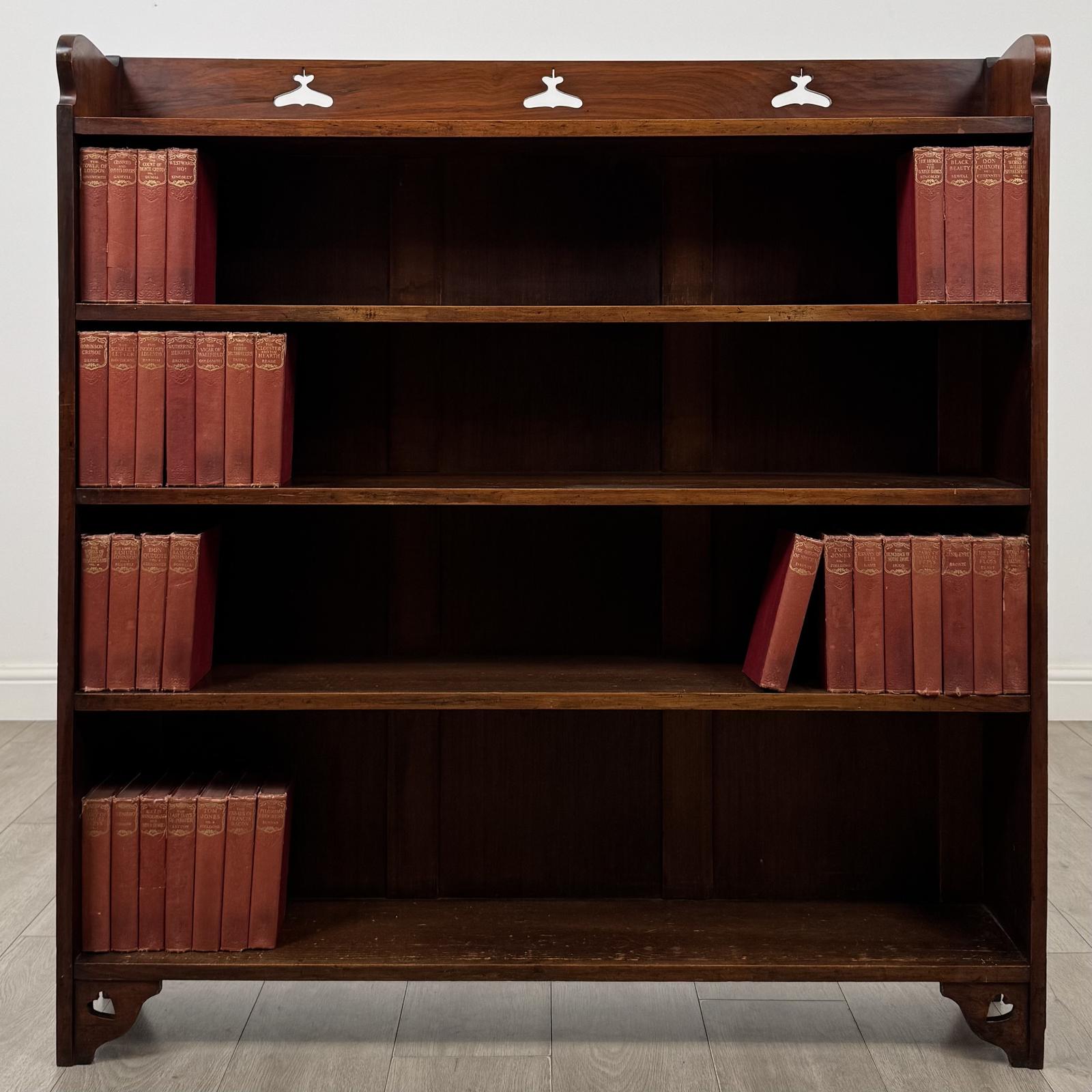 Antique 20th Century Arts & Crafts Open Bookcase in Walnut (1 of 10) Antique 20th Century Arts & Crafts Open Bookcase in Walnut (1 of 10)