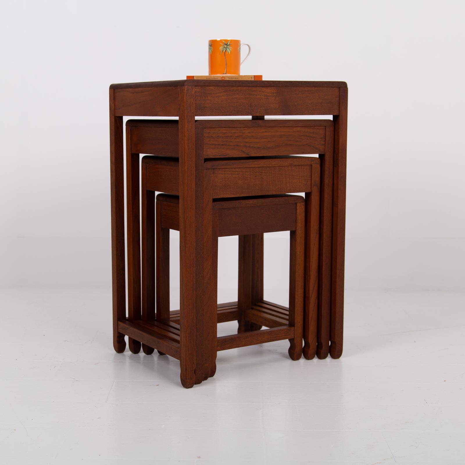 Teak Nest Of Tables - main image