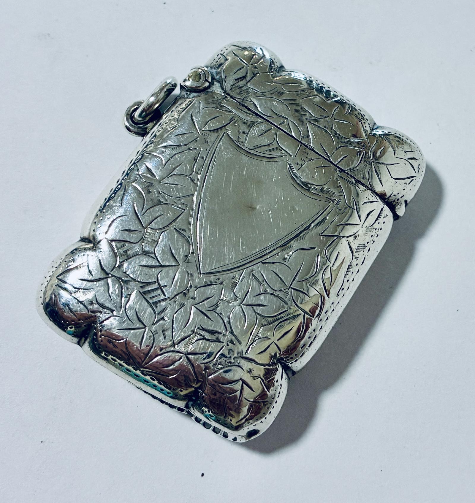 Victorian Silver Vesta Case (1 of 9) Victorian Silver Vesta Case (1 of 9)