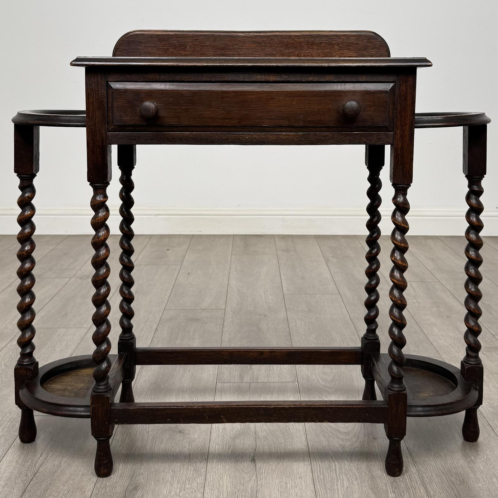 Antique 20th Century Edwardian Hall Stand In Oak (1 of 11) Antique 20th Century Edwardian Hall Stand In Oak (1 of 11)