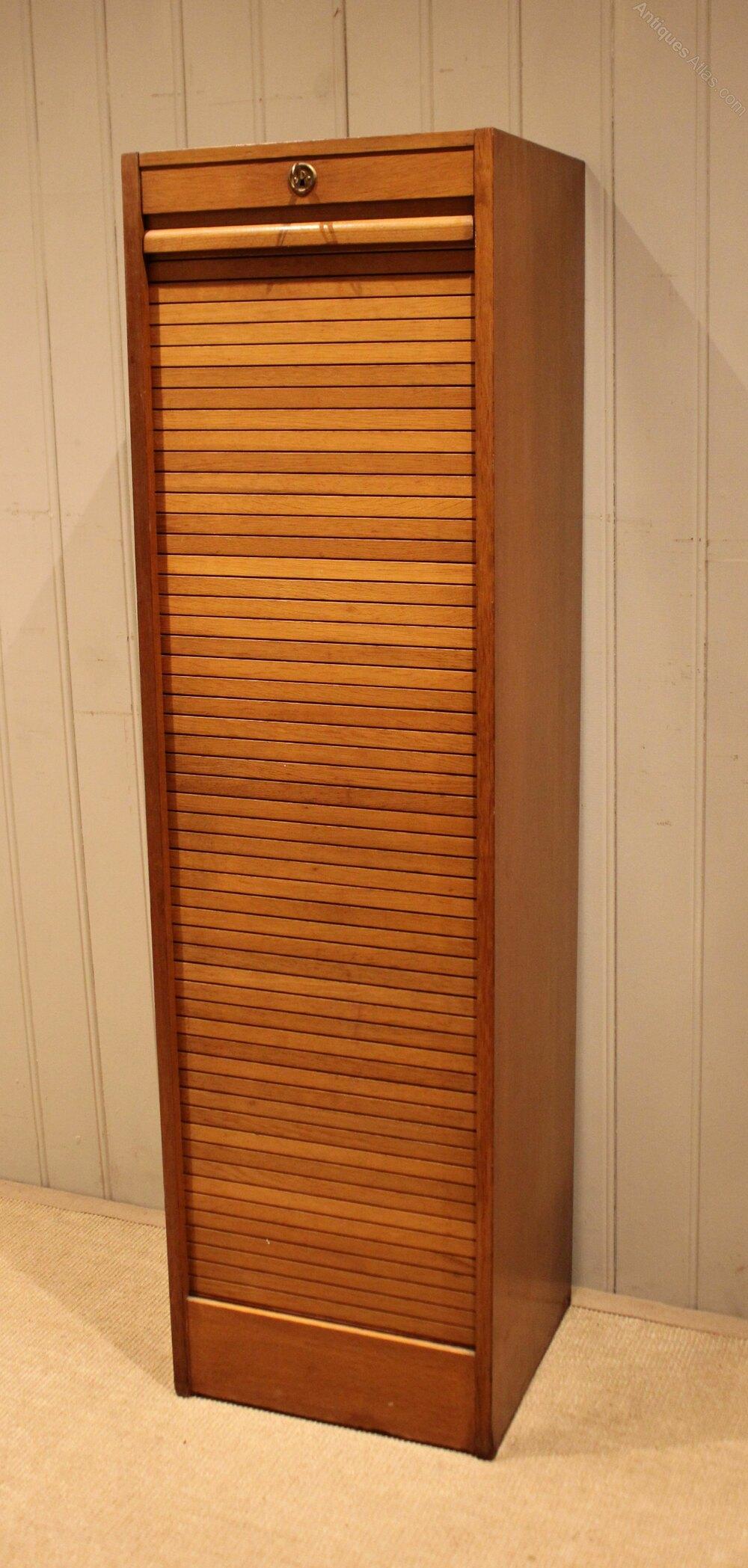 1920 French Oak Single Tambour Front Filing Cabinets 12 (1 of 1) 1920 French Oak Single Tambour Front Filing Cabinets 12 (1 of 1)