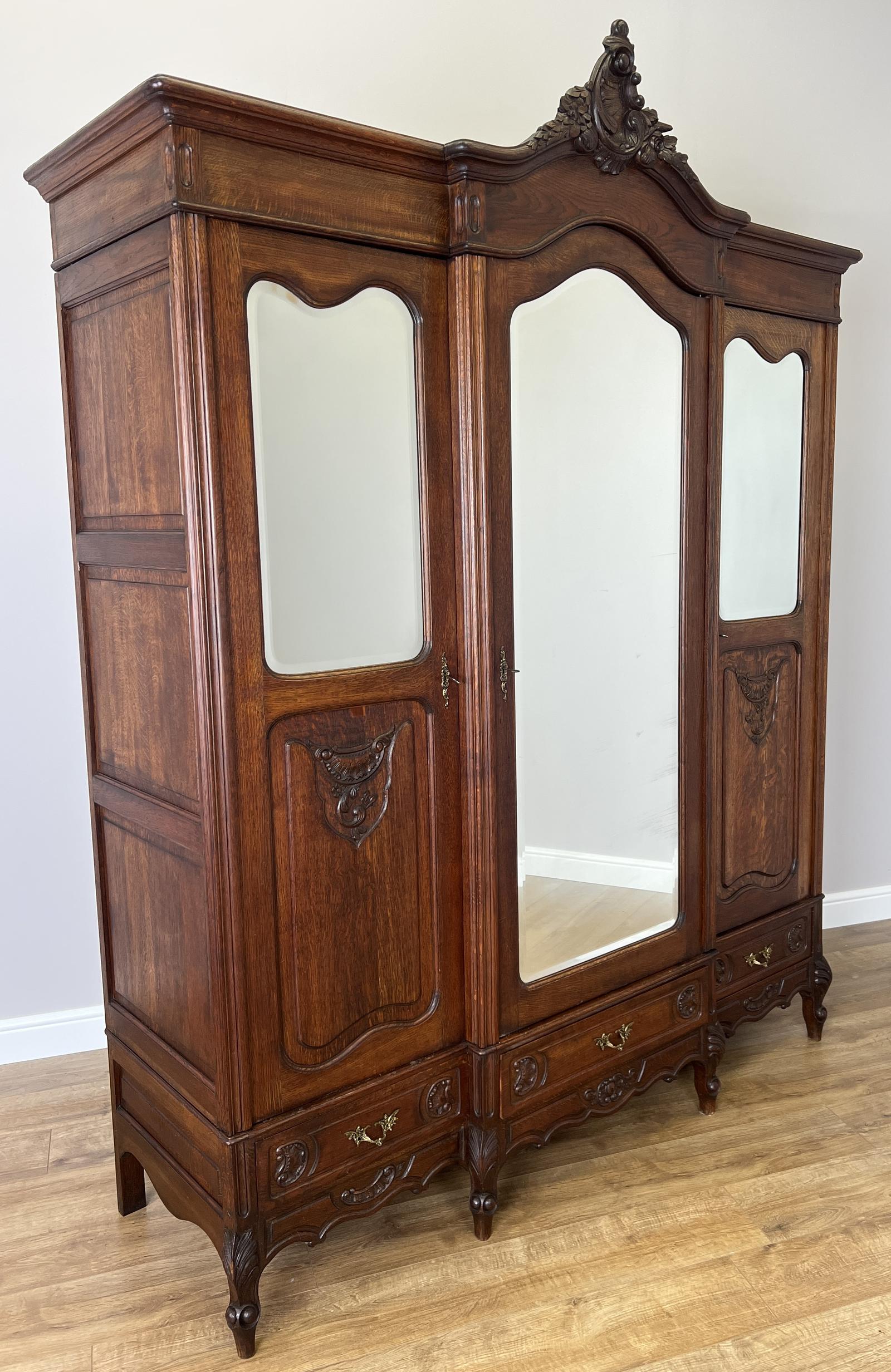European Early 20th Century Triple Wardrobes - main image