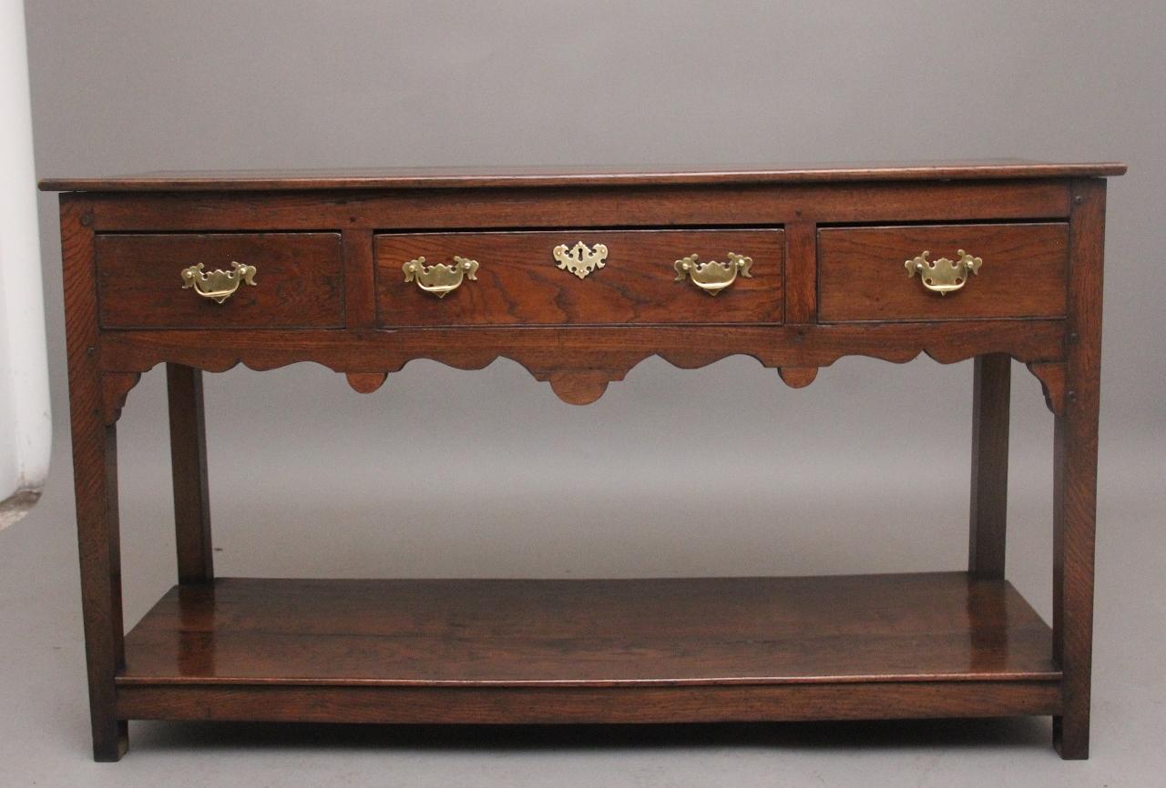 19th Century Oak Dresser Base (1 of 8)