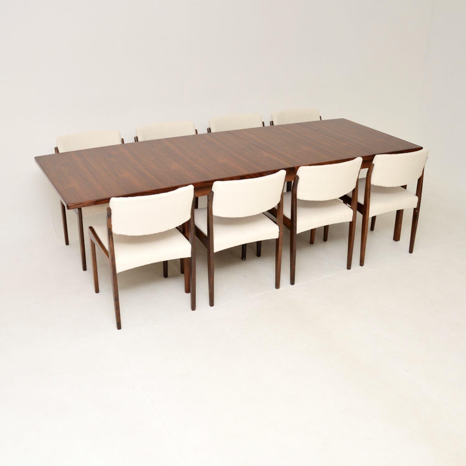 Vintage Rosewood Dining Table and Eight Chairs by Robert Heritage for Archie Shine (1 of 15) Vintage Rosewood Dining Table and Eight Chairs by Robert Heritage for Archie Shine (1 of 15)