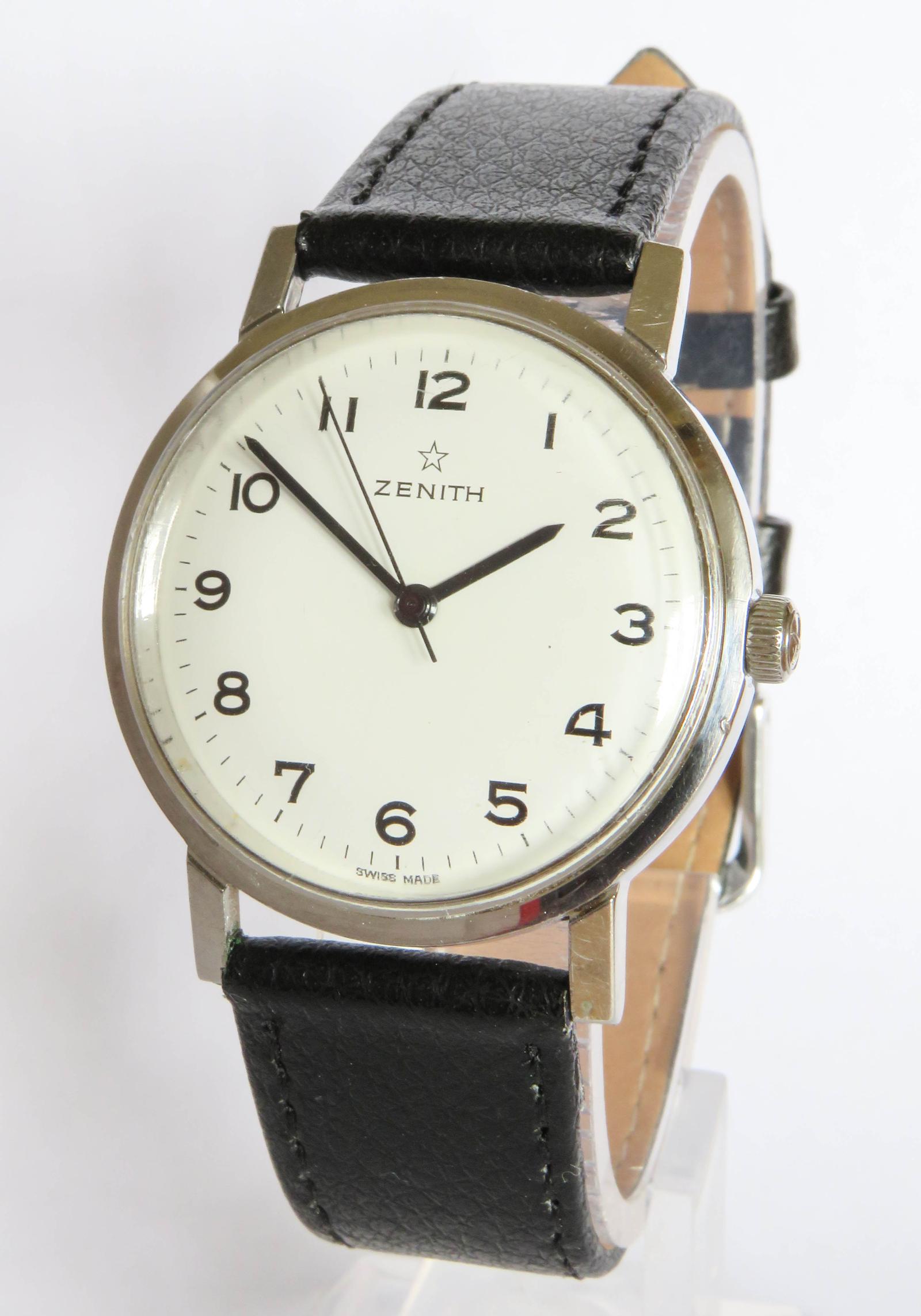 Watch : Gents 1970s Zenith Wrist Watch (1 of 5)