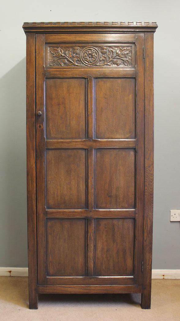 Wardrobe Oak Cupboard Hall Robe c.1930 (1 of 9) Wardrobe Oak Cupboard Hall Robe c.1930 (1 of 9)