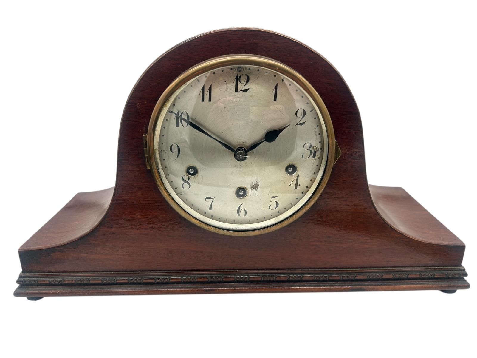 Antique Art Deco Inspired Napoleon Hat Shape Musical Mantel Clock (1 of 8) Antique Art Deco Inspired Napoleon Hat Shape Musical Mantel Clock (1 of 8)