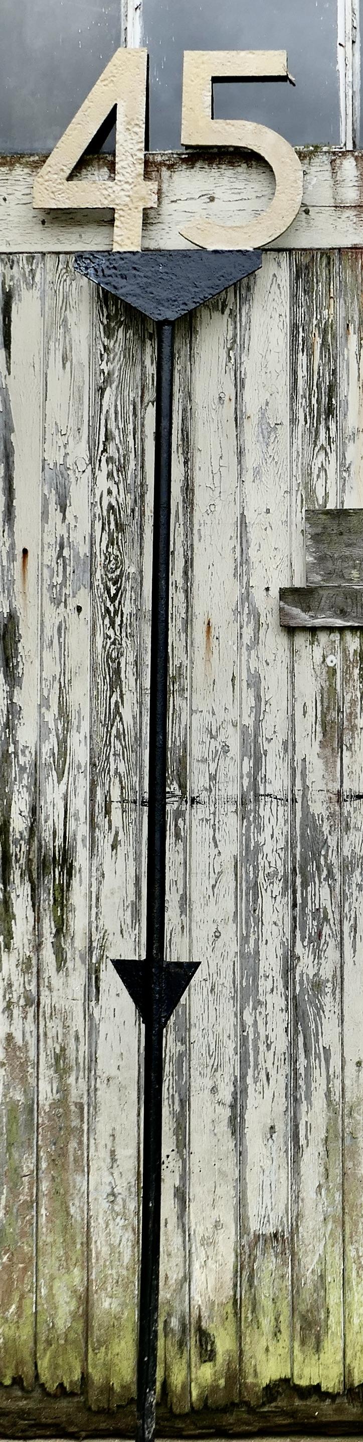 British Rail Railway Speed Restriction Sign 45 Mph (1 of 5)