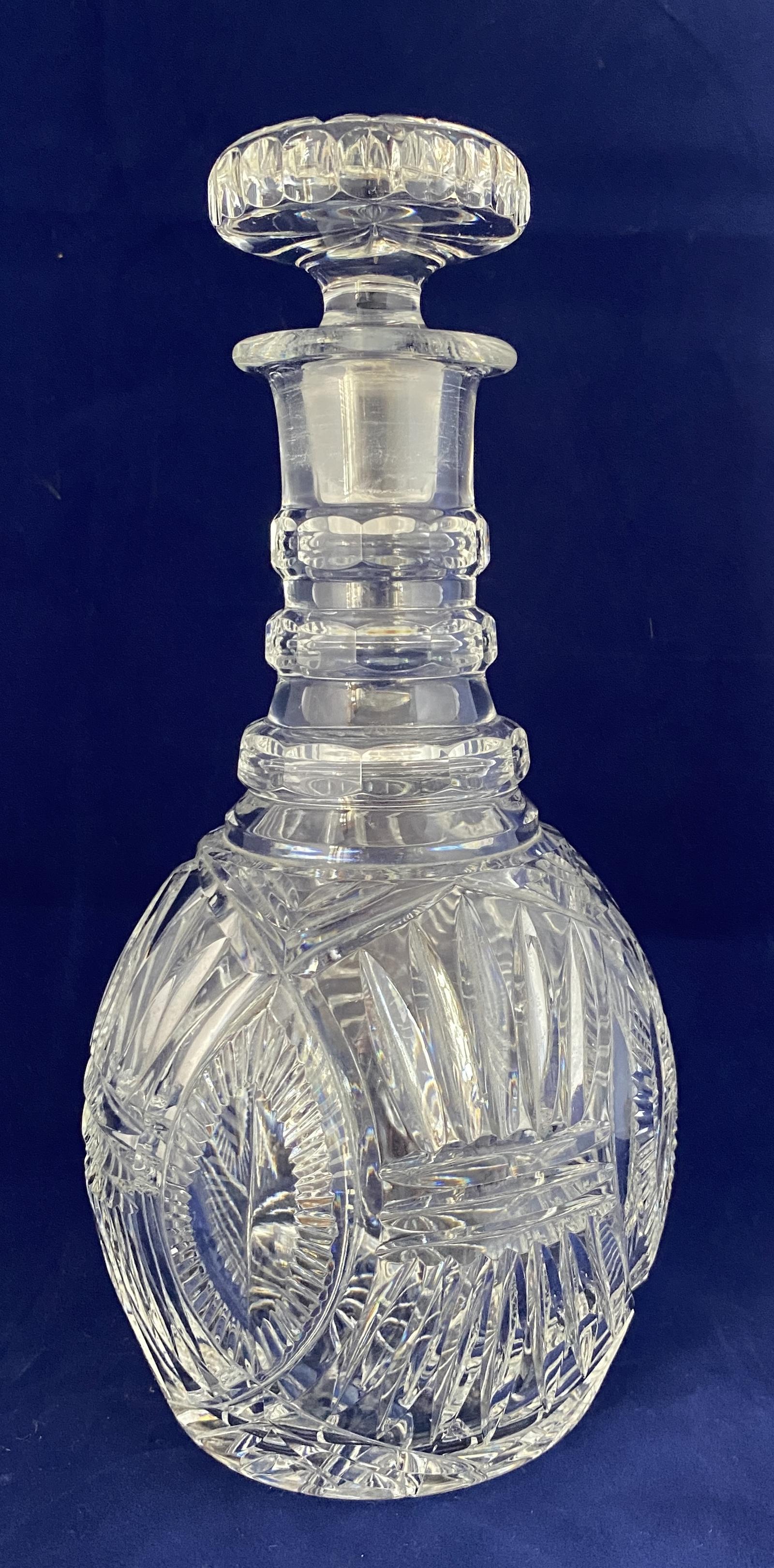 Three Ring Decanter c.1900 (1 of 6)