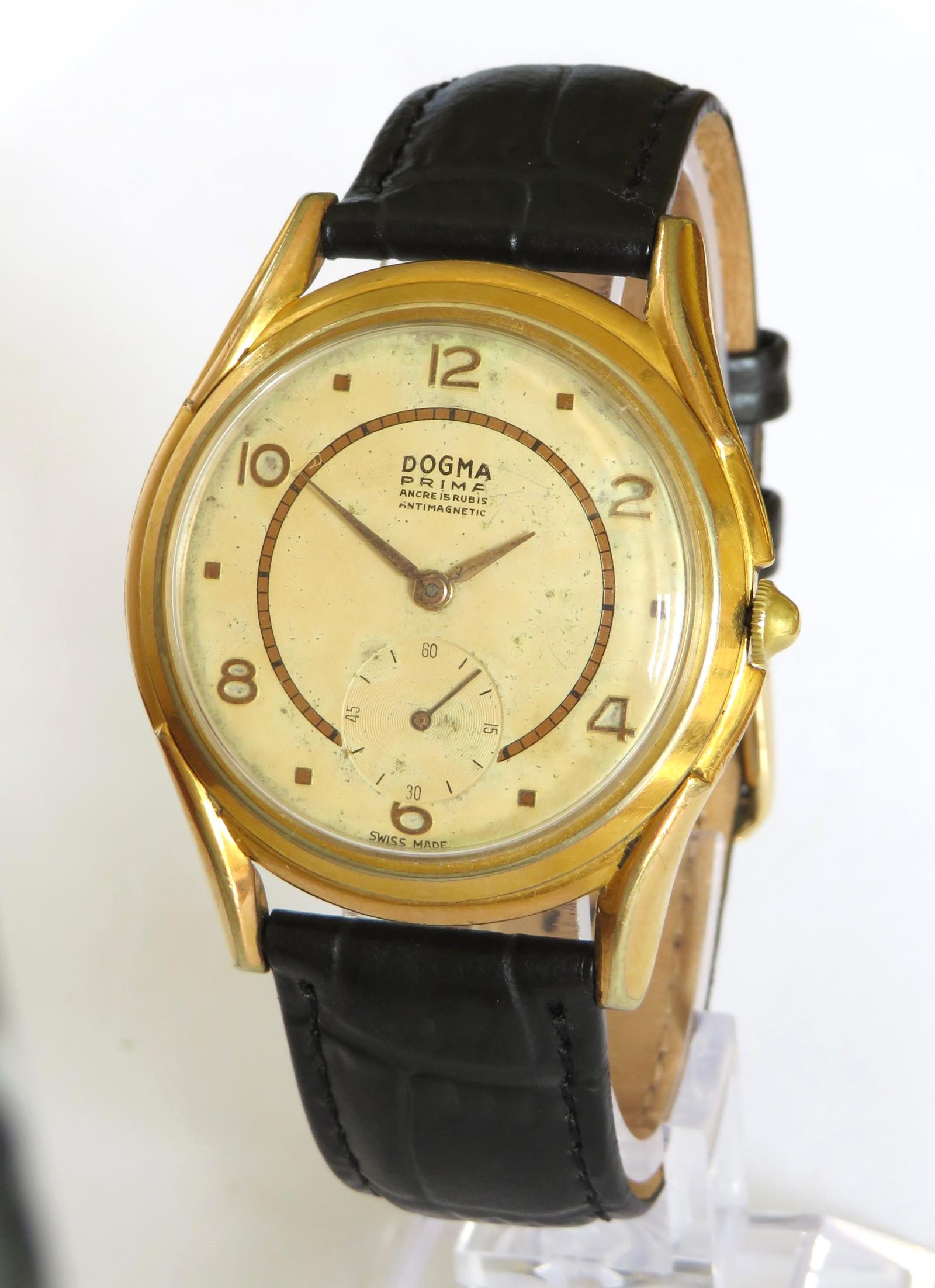 Watch: Gents 1950s Large Dogma Prima Wrist Watch (1 of 5) Watch: Gents 1950s Large Dogma Prima Wrist Watch (1 of 5)
