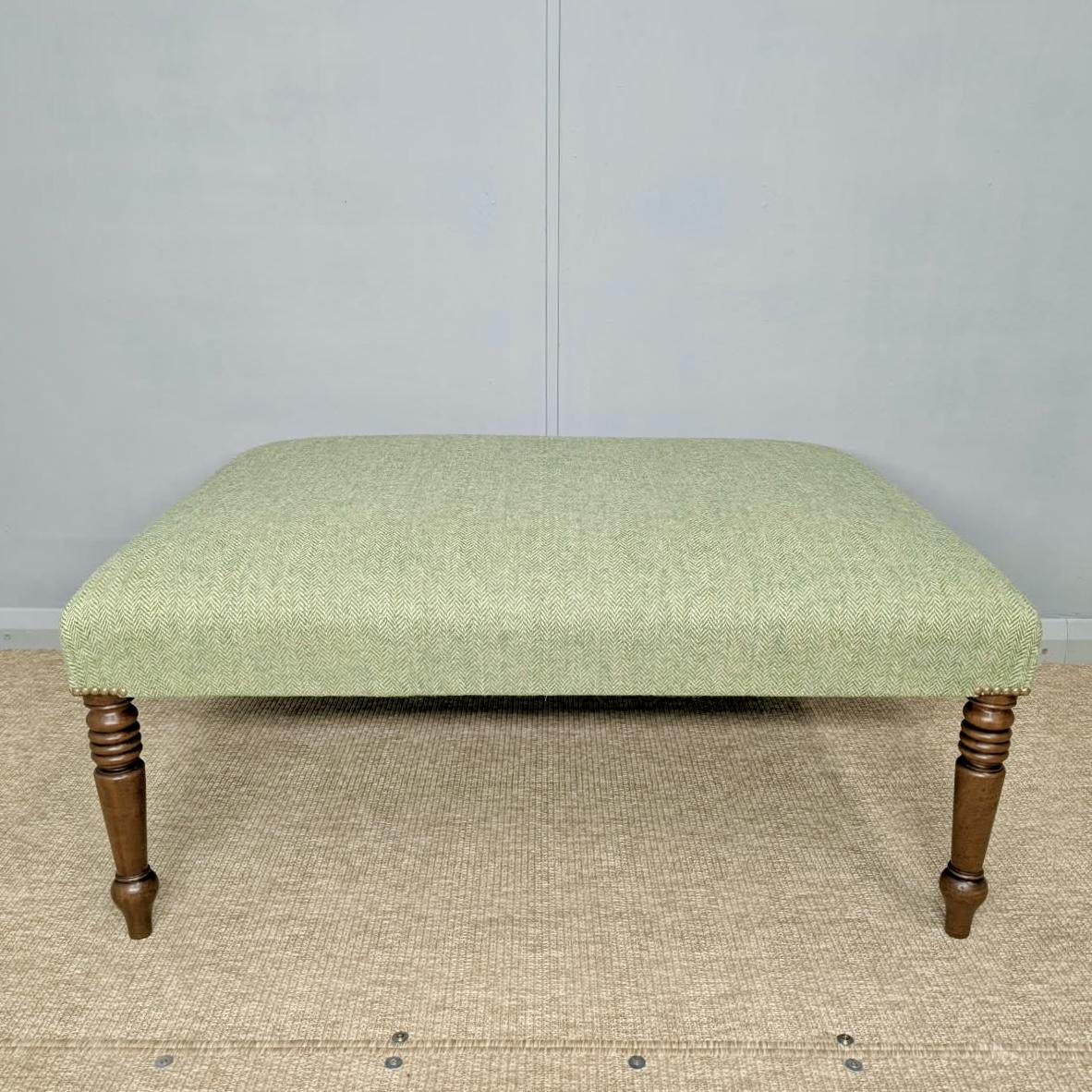 Herringbone Harris Tweed Foot Stool (1 of 4) Herringbone Harris Tweed Foot Stool (1 of 4)