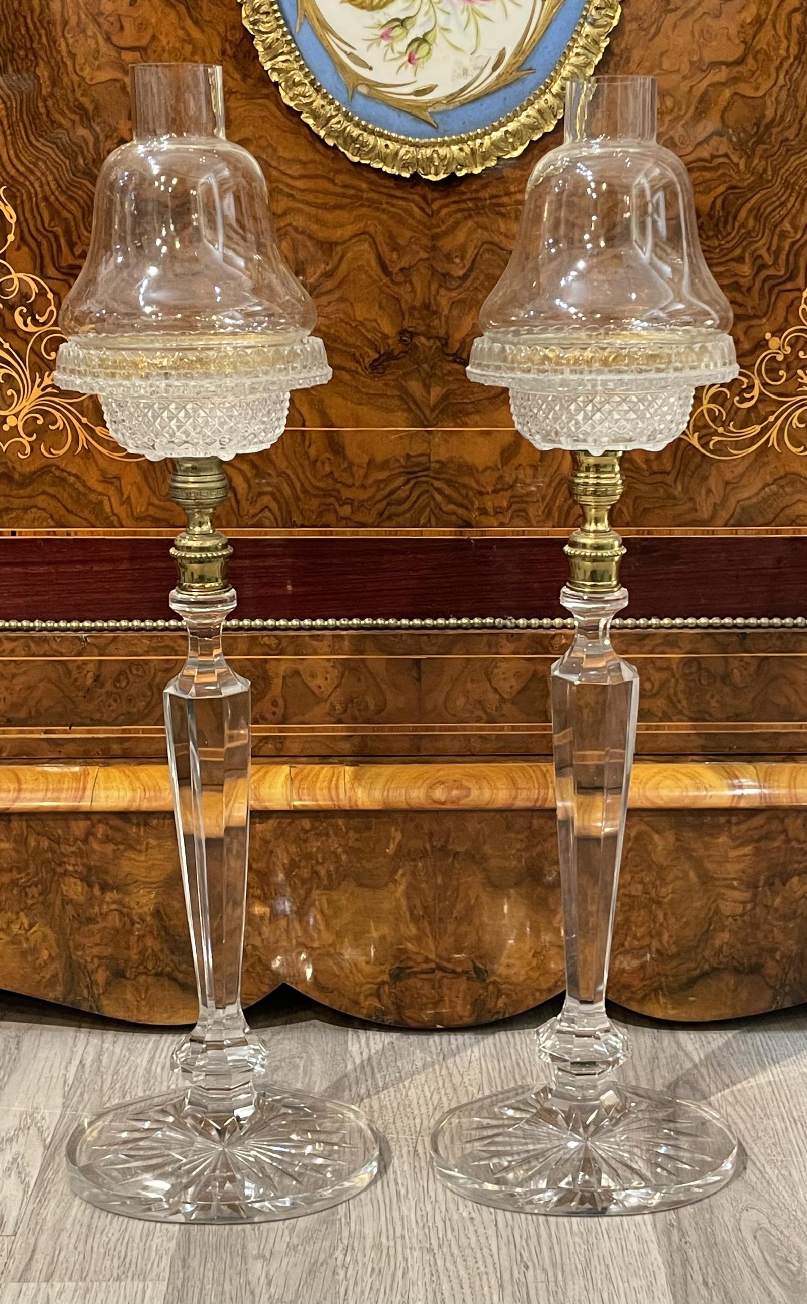 Clarke’s Patent Cricklite Glass Candlesticks (1 of 8)