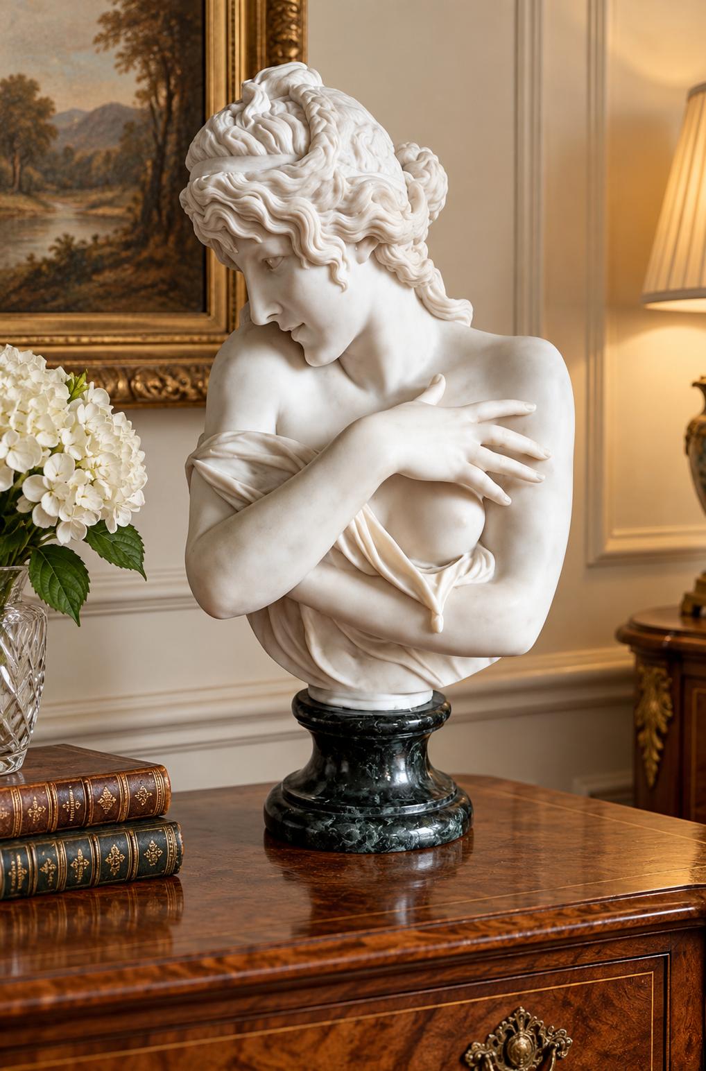 19th Century Bust of a Young Lady (1 of 8) 19th Century Bust of a Young Lady (1 of 8)