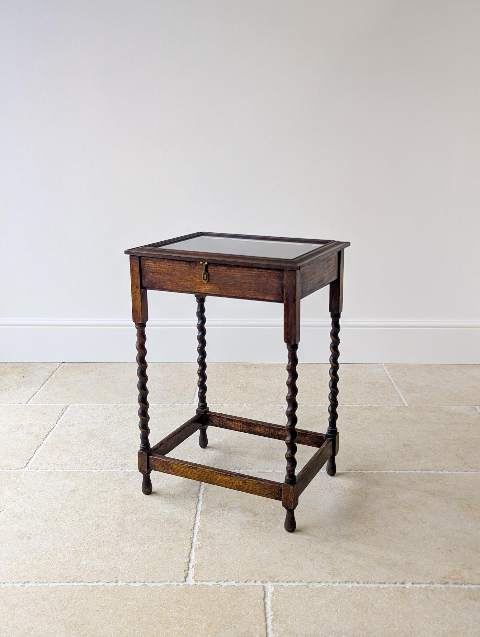 Antique Oak Bijouterie Table c.1920 (1 of 20) Antique Oak Bijouterie Table c.1920 (1 of 20)