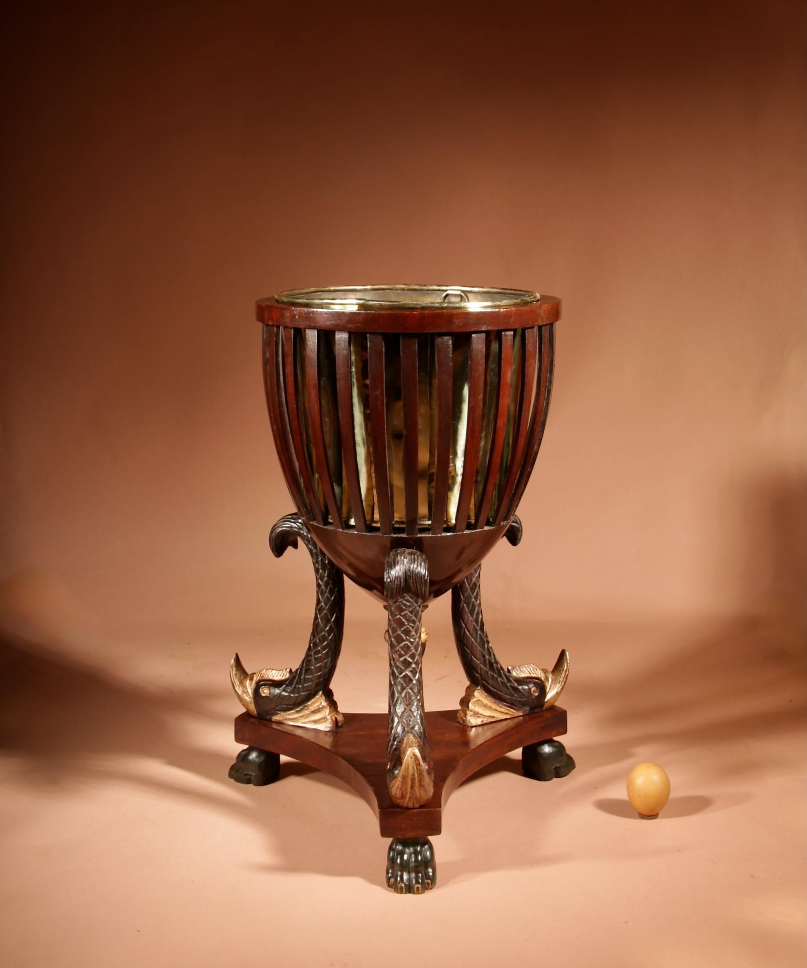 Rare Elegant & Original French Empire Planter / Wine Bottle Stand circa 1810-1820 (1 of 18) Rare Elegant & Original French Empire Planter / Wine Bottle Stand circa 1810-1820 (1 of 18)