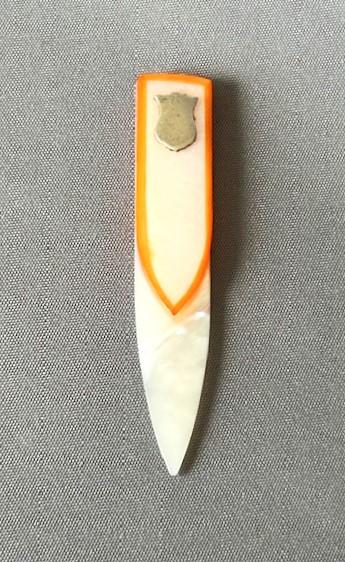 Unusual Silver & Mother of Pearl Bookmark (1 of 3)