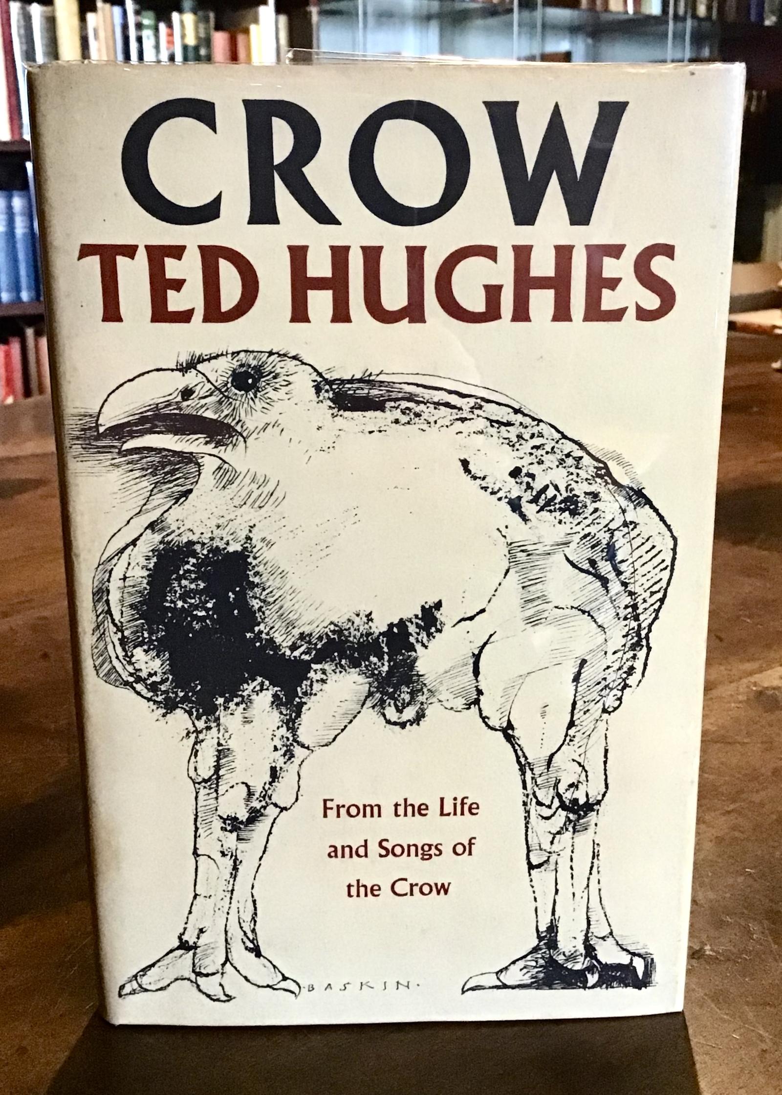 1970 Ted Hughes Poetry 1st Edition Crow From the Life & Songs of the Crow + D/w (1 of 4)