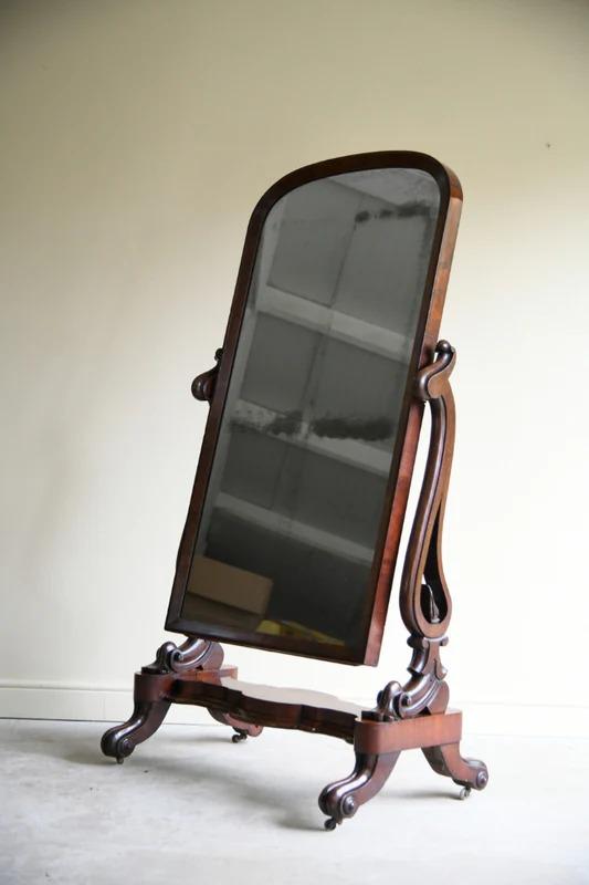 Victorian Mahogany Cheval Dressing Mirror (1 of 11) Victorian Mahogany Cheval Dressing Mirror (1 of 11)