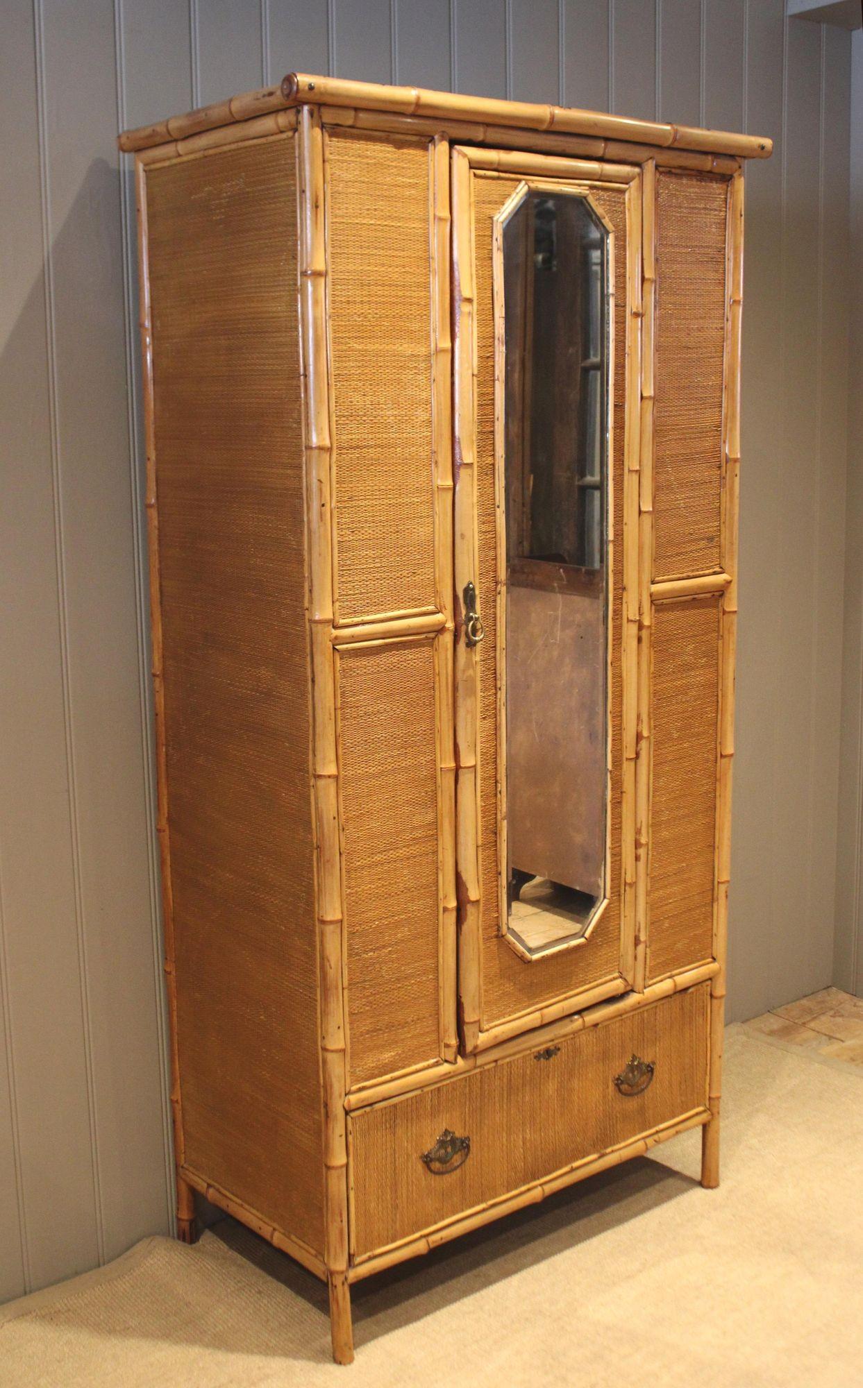 Victorian Bamboo & Rattan Wardrobe (1 of 13) Victorian Bamboo & Rattan Wardrobe (1 of 13)
