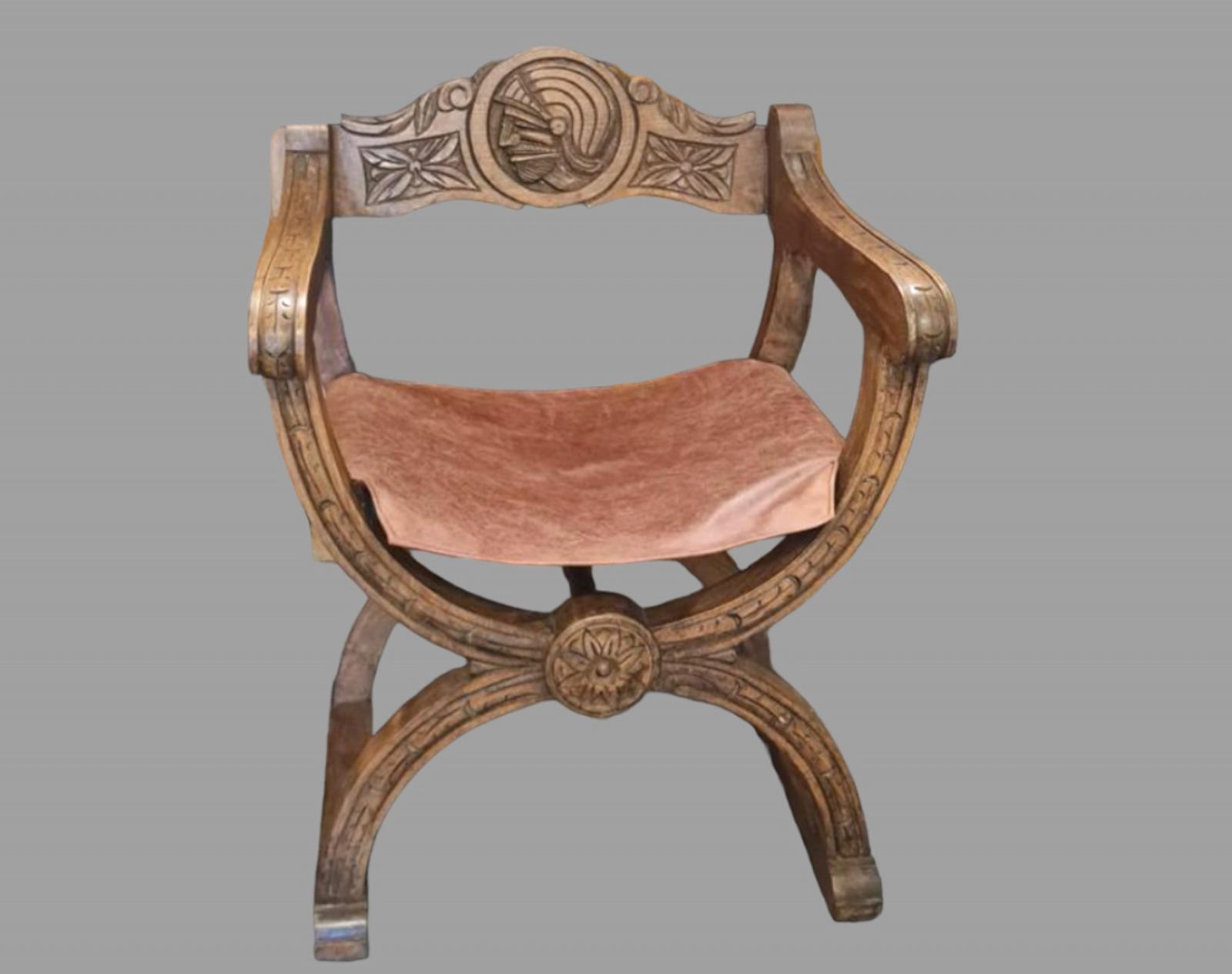 Cross Frame Savonarola Chair (1 of 4)