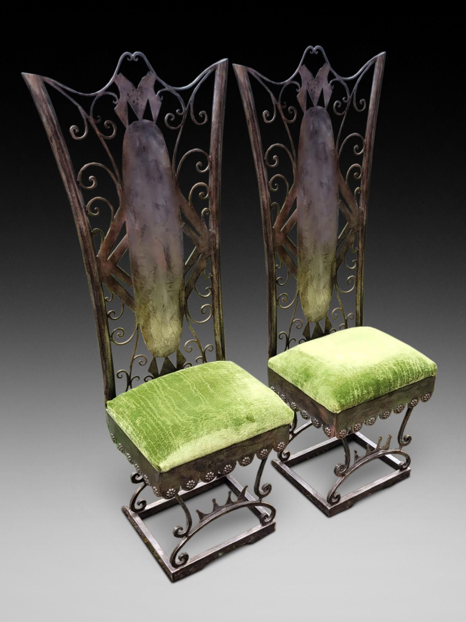 A Pair of Gothic Inspired Side Chairs (1 of 3)