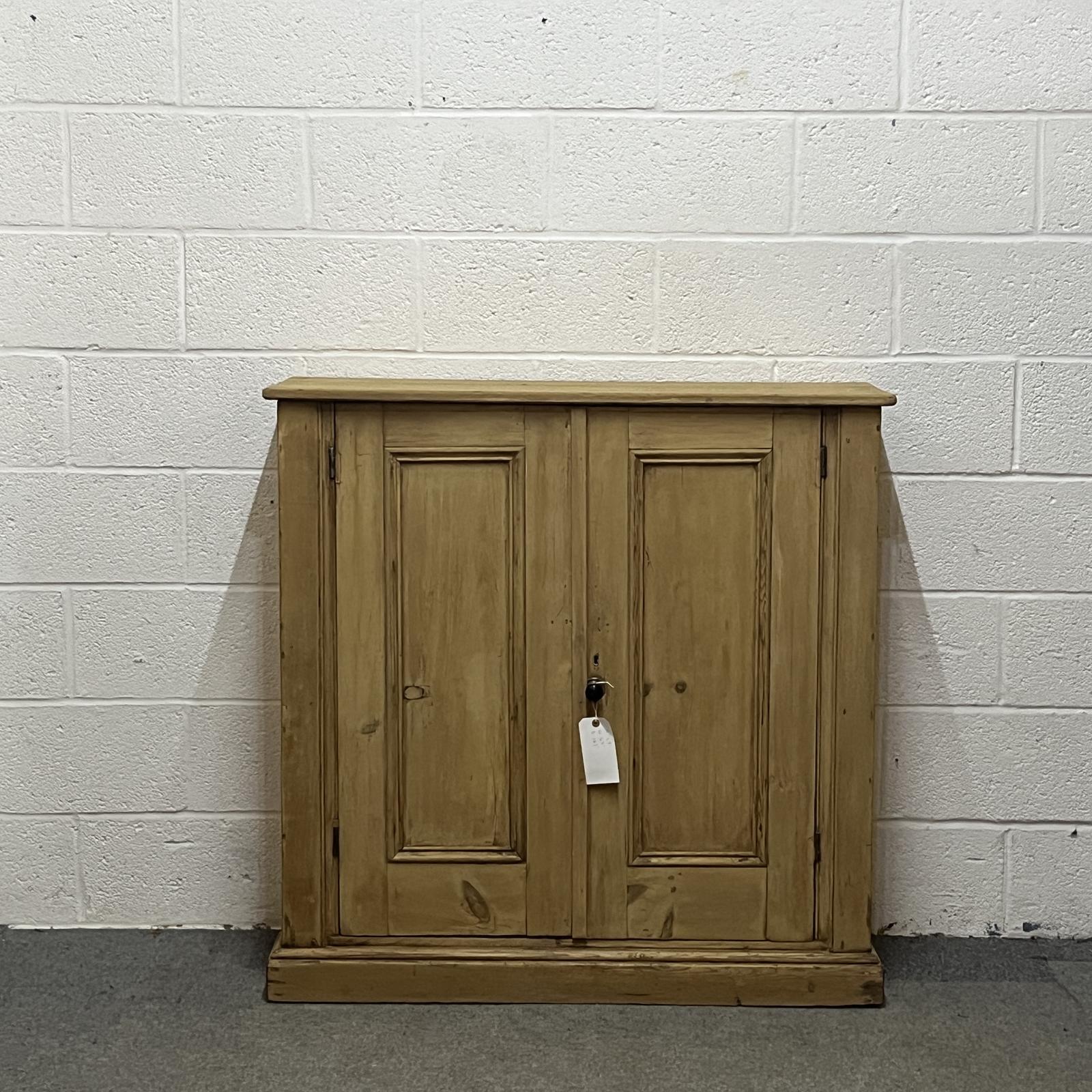 Old English Pine 2 Door School Cupboard (1 of 6) Old English Pine 2 Door School Cupboard (1 of 6)