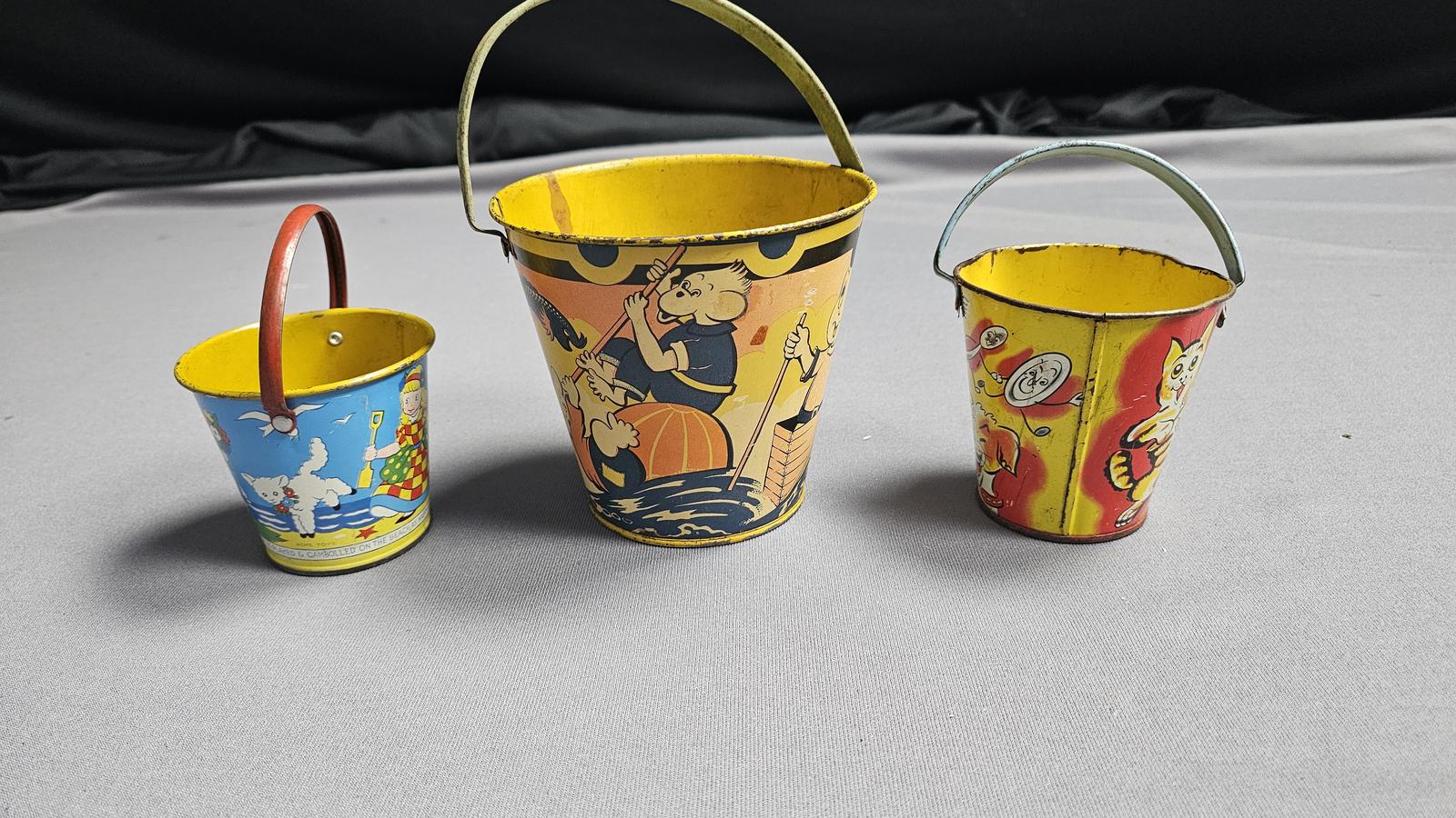 Collection of Children Sand Pails (1 of 4)
