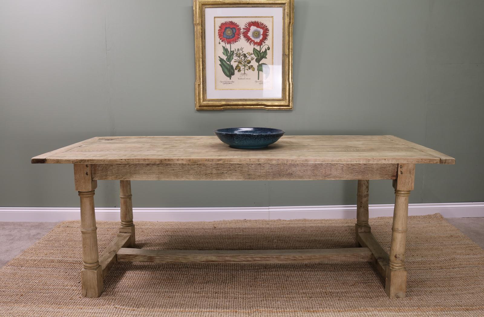 Bleached Oak Farmhouse Table (1 of 13) Bleached Oak Farmhouse Table (1 of 13)