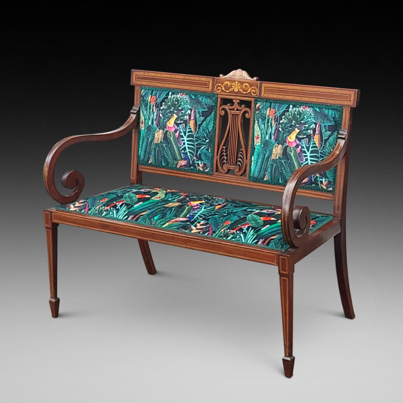 Edwardian Mahogany Two Seater Sofa Settee (1 of 10) Edwardian Mahogany Two Seater Sofa Settee (1 of 10)