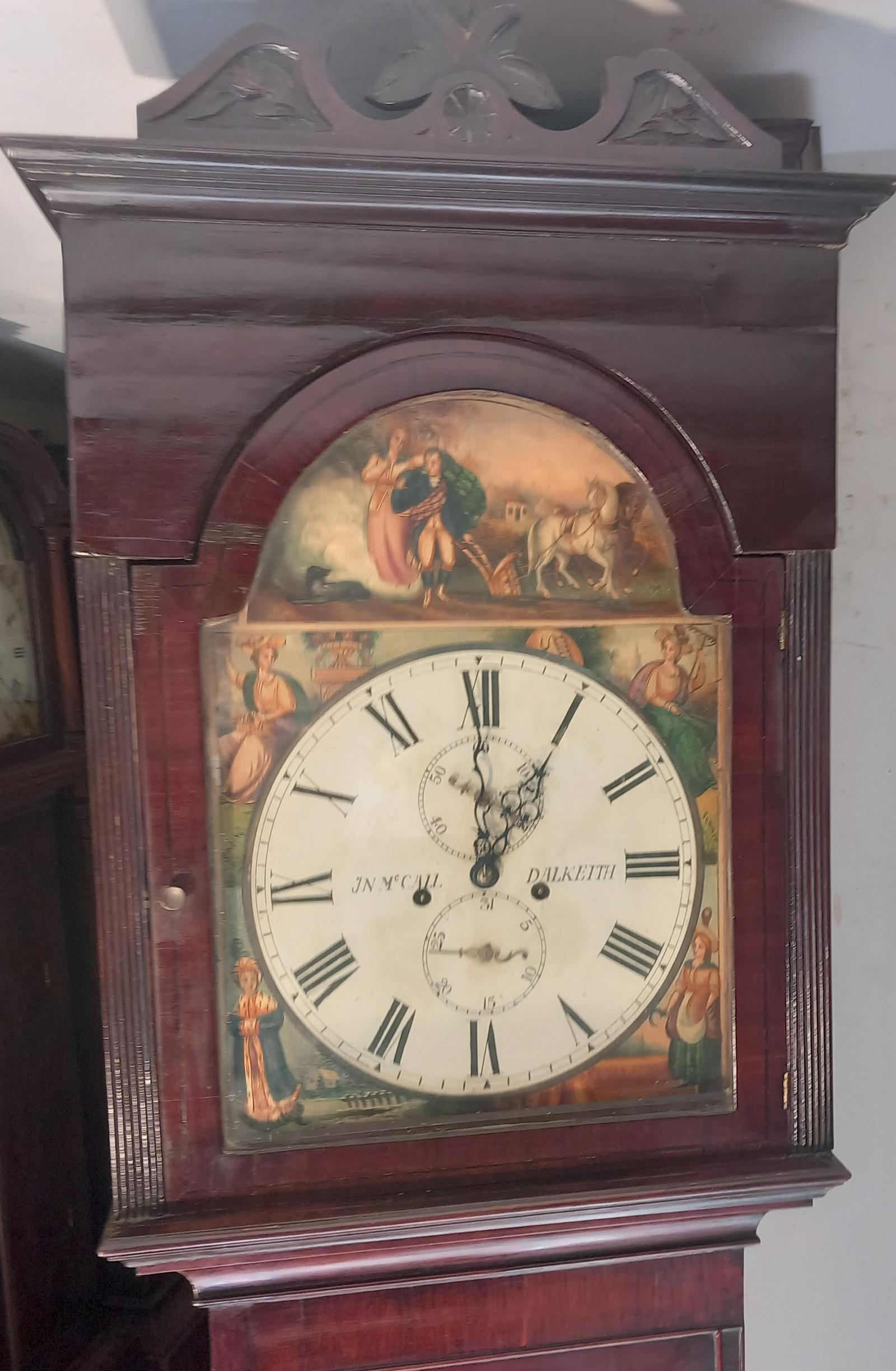 ANTIQUE SCOTTISH LONGCASE CLOCK (1 of 6)