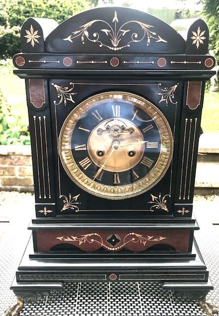 Exquisite 1870’s French Slate / Marble Mantel Clock. (1 of 7) Exquisite 1870’s French Slate / Marble Mantel Clock. (1 of 7)