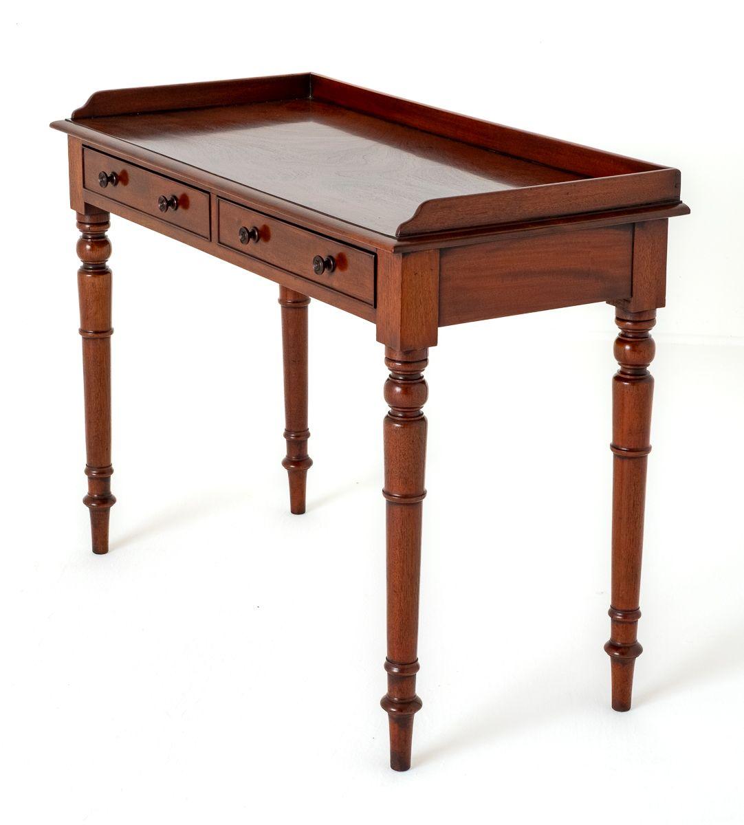Victorian Mahogany Tray Top Side Table (1 of 7) Victorian Mahogany Tray Top Side Table (1 of 7)